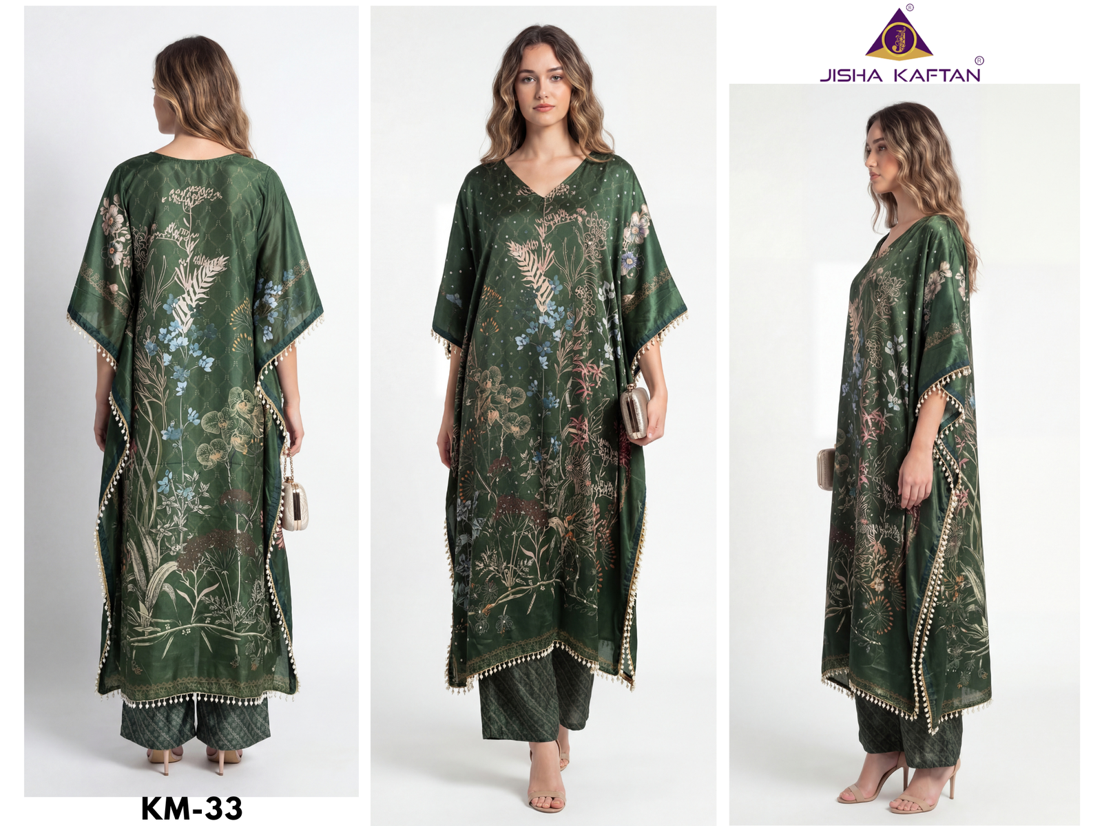 Jisha Kaftan Value Addition Vol 5 Silk Co Ord Set Collection