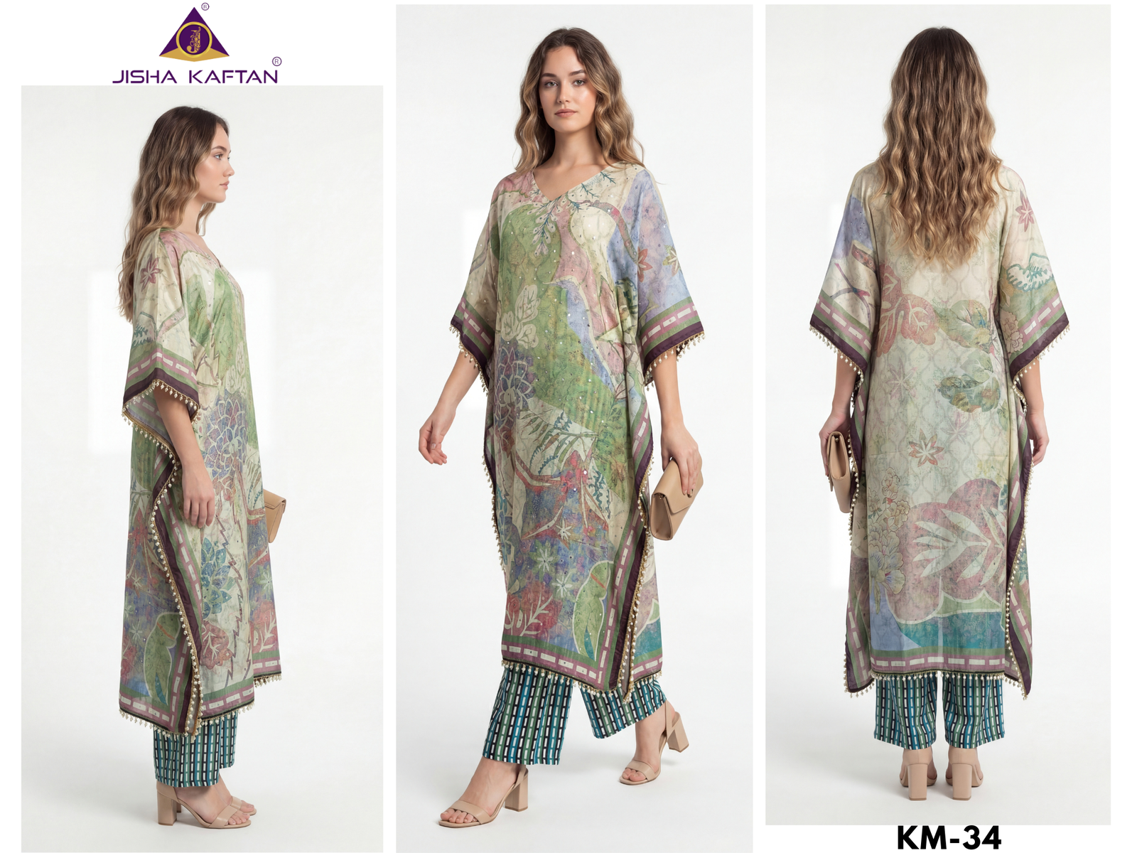 Jisha Kaftan Value Addition Vol 5 Silk Co Ord Set Collection