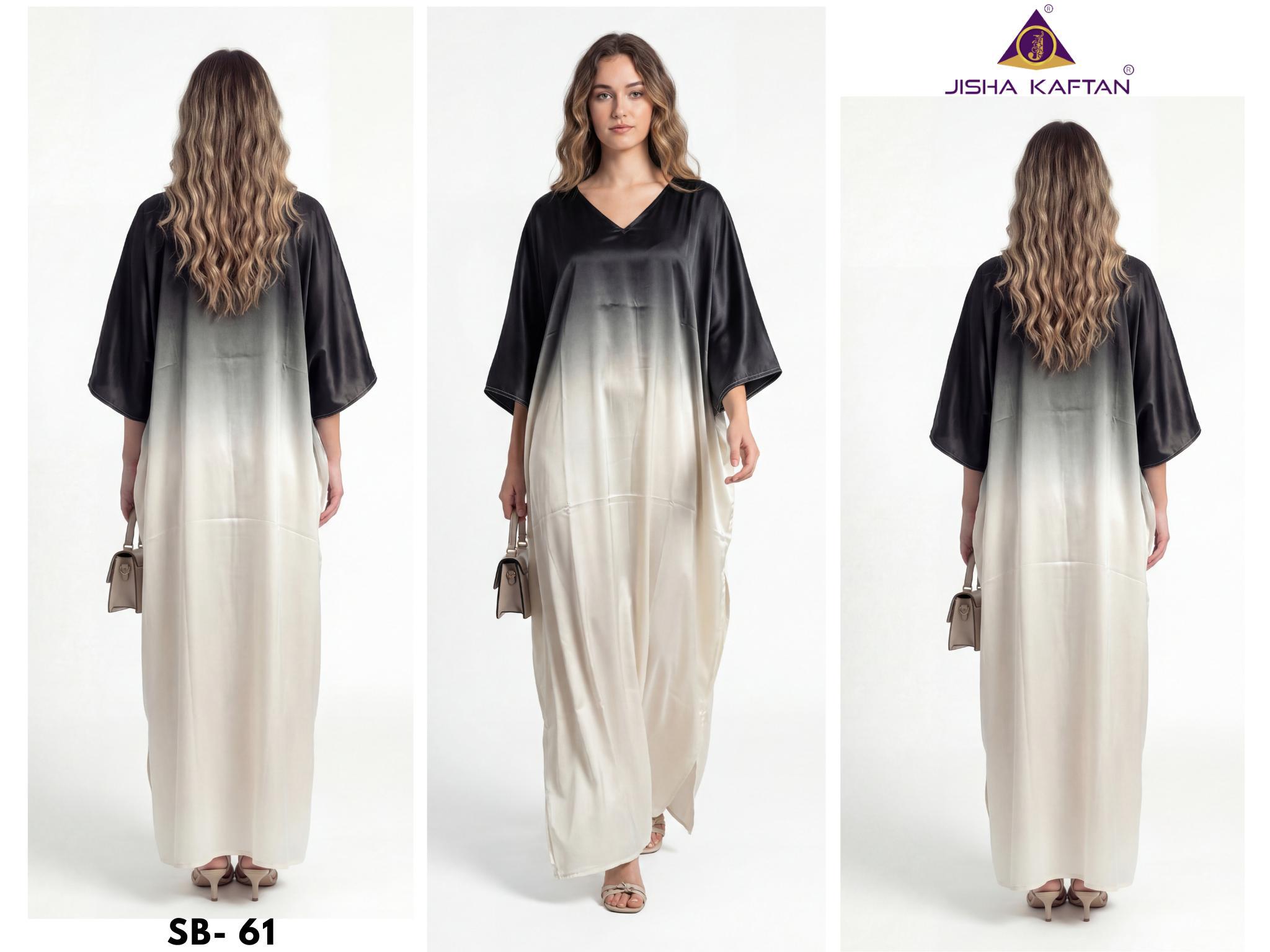 Jisha Satin Breeze Vol 8 Japan Satin Digital Printed Kaftan