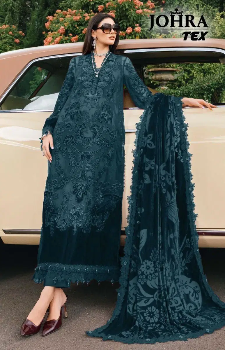 Johra Tex 188 B Rayon With Embroidered Work Pakistani Salwar Kameez