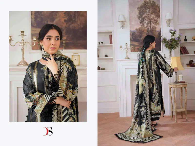 Deepsy Jade Jal Insert Vol 3 Cotton Dupatta Cotton Pakistani Salwar Kameez