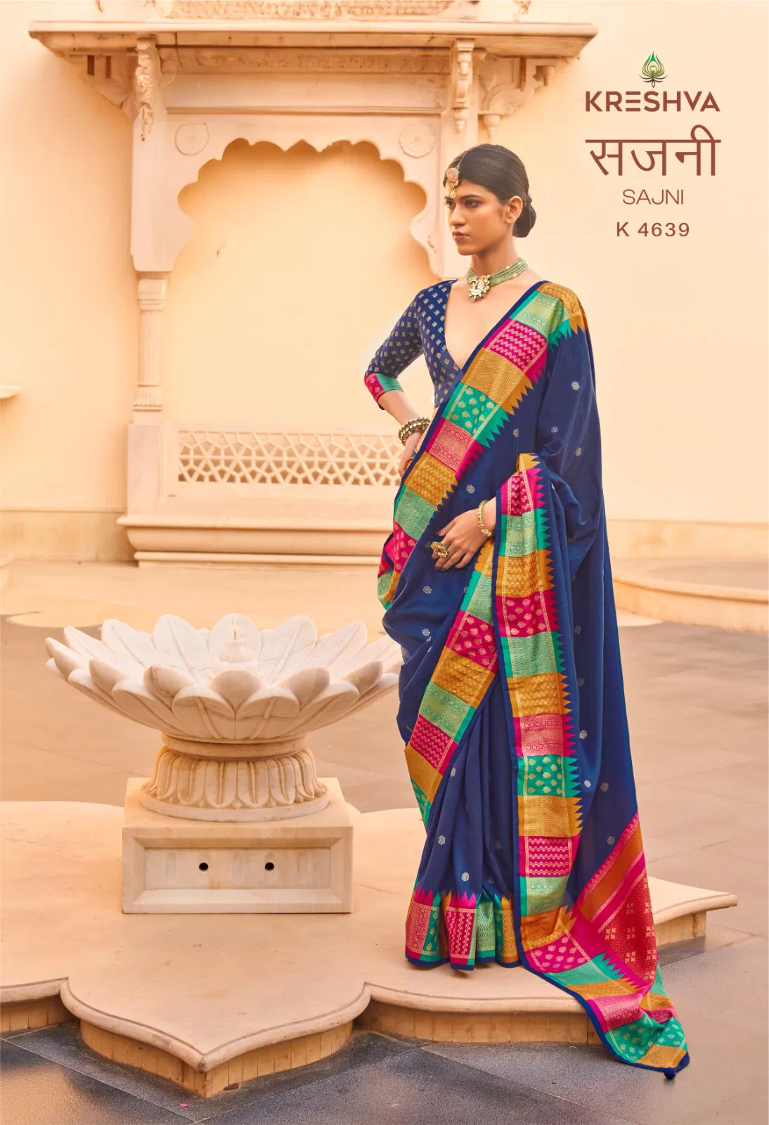 Kreshva Sajni Silk With Printed Traditional Wear Saree Collection