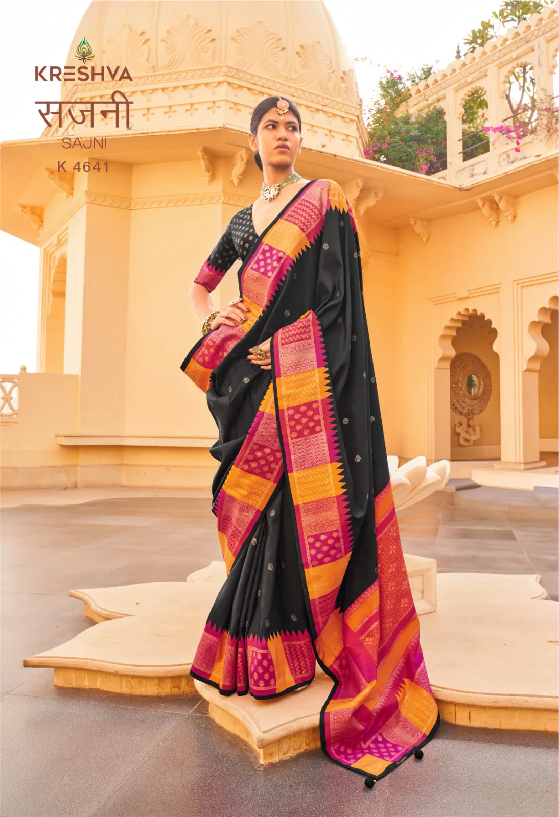 Kreshva Sajni Silk With Printed Traditional Wear Saree Collection