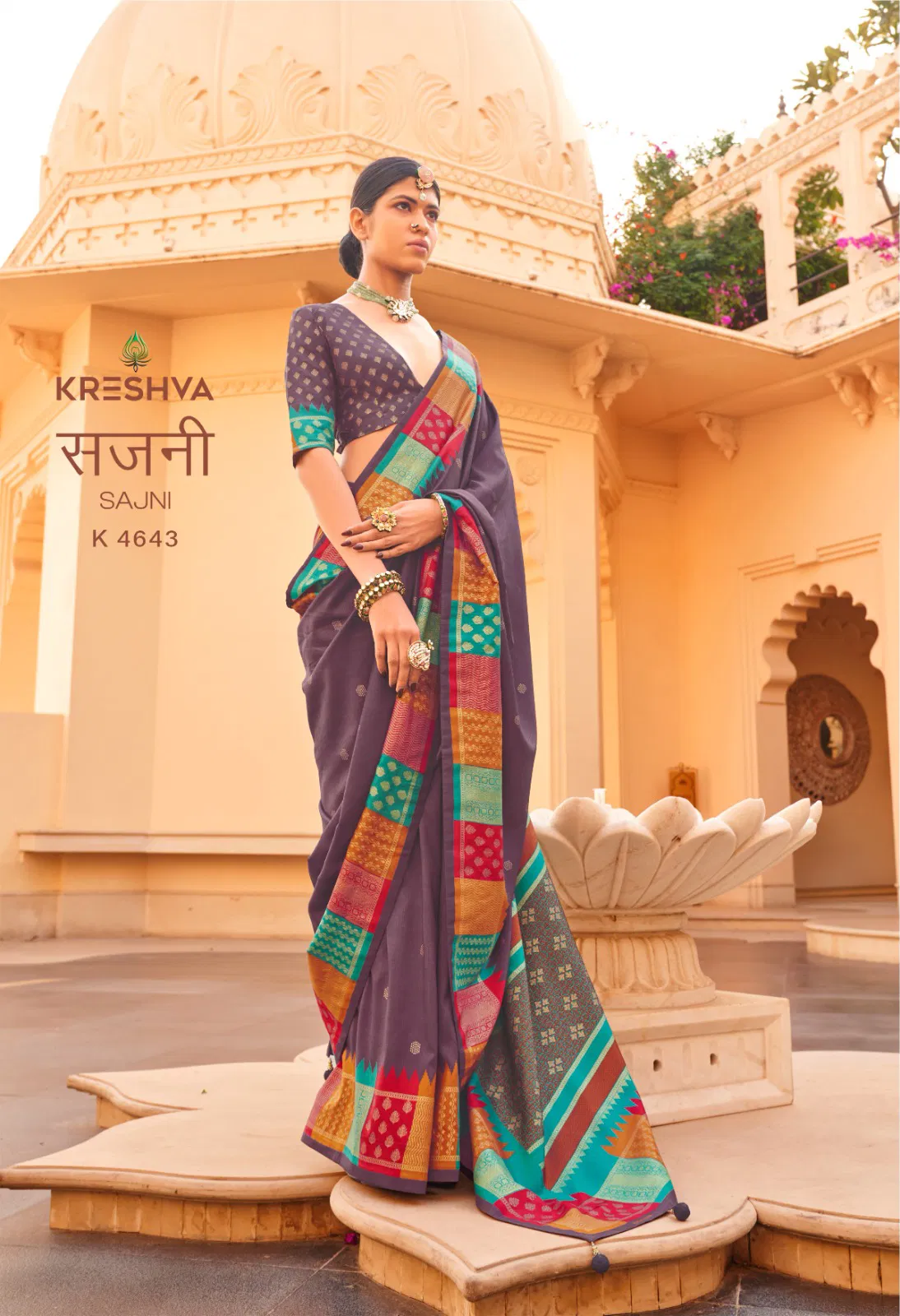 Kreshva Sajni Silk With Printed Traditional Wear Saree Collection