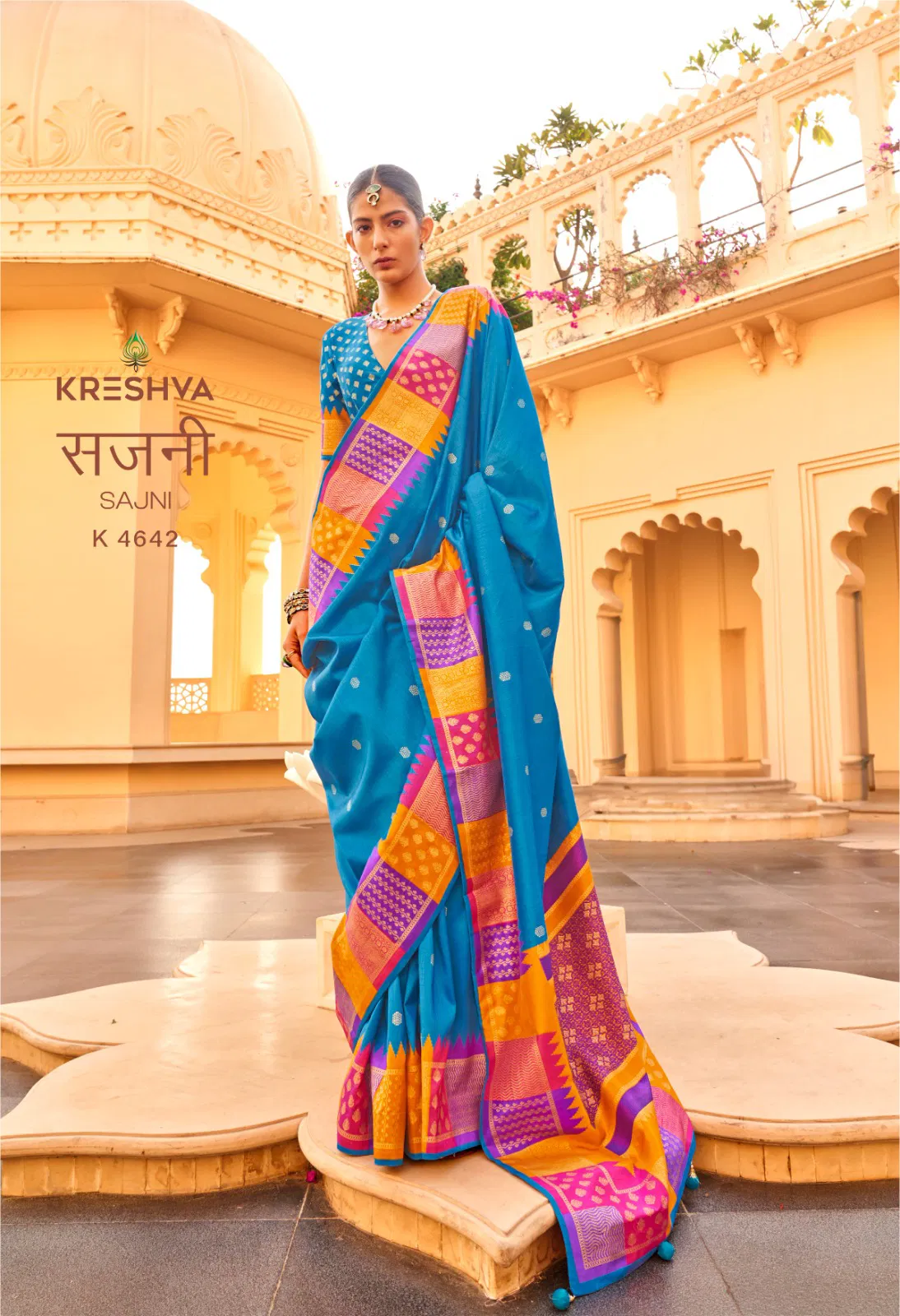 Kreshva Sajni Silk With Printed Traditional Wear Saree Collection