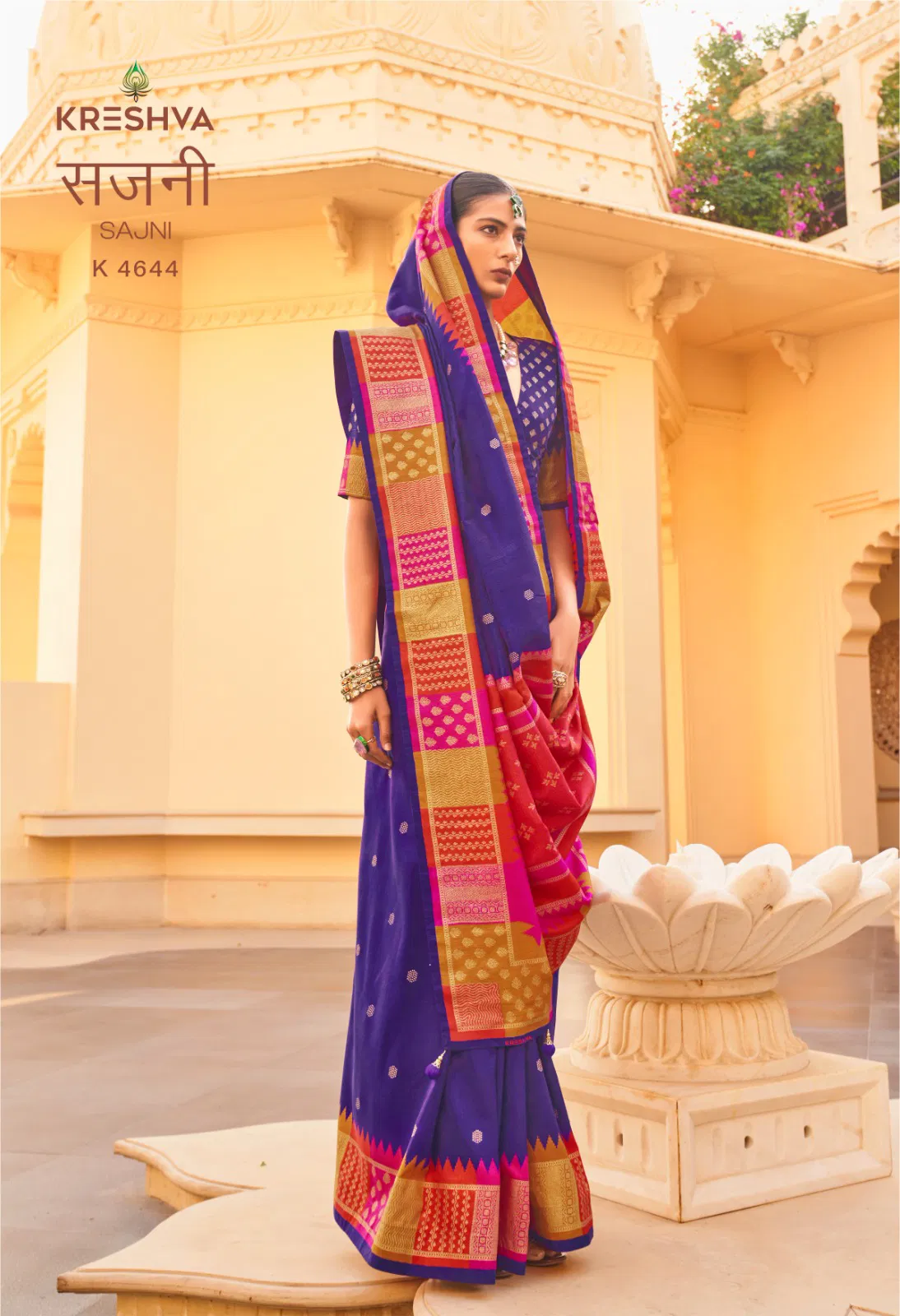 Kreshva Sajni Silk With Printed Traditional Wear Saree Collection