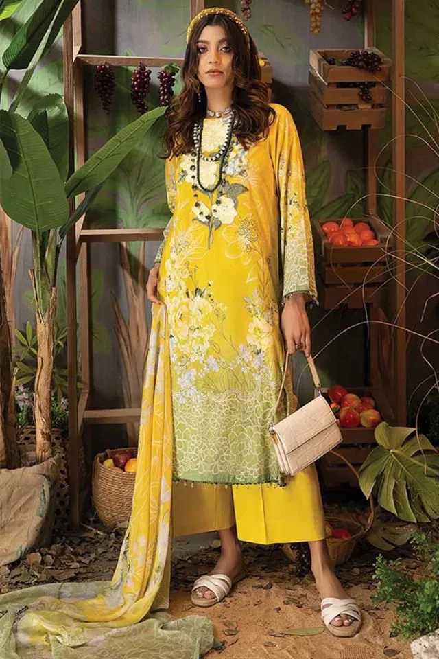 Aasha 1013 Cotton Dupatta Cotton Print Pakistani Salwar Kameez