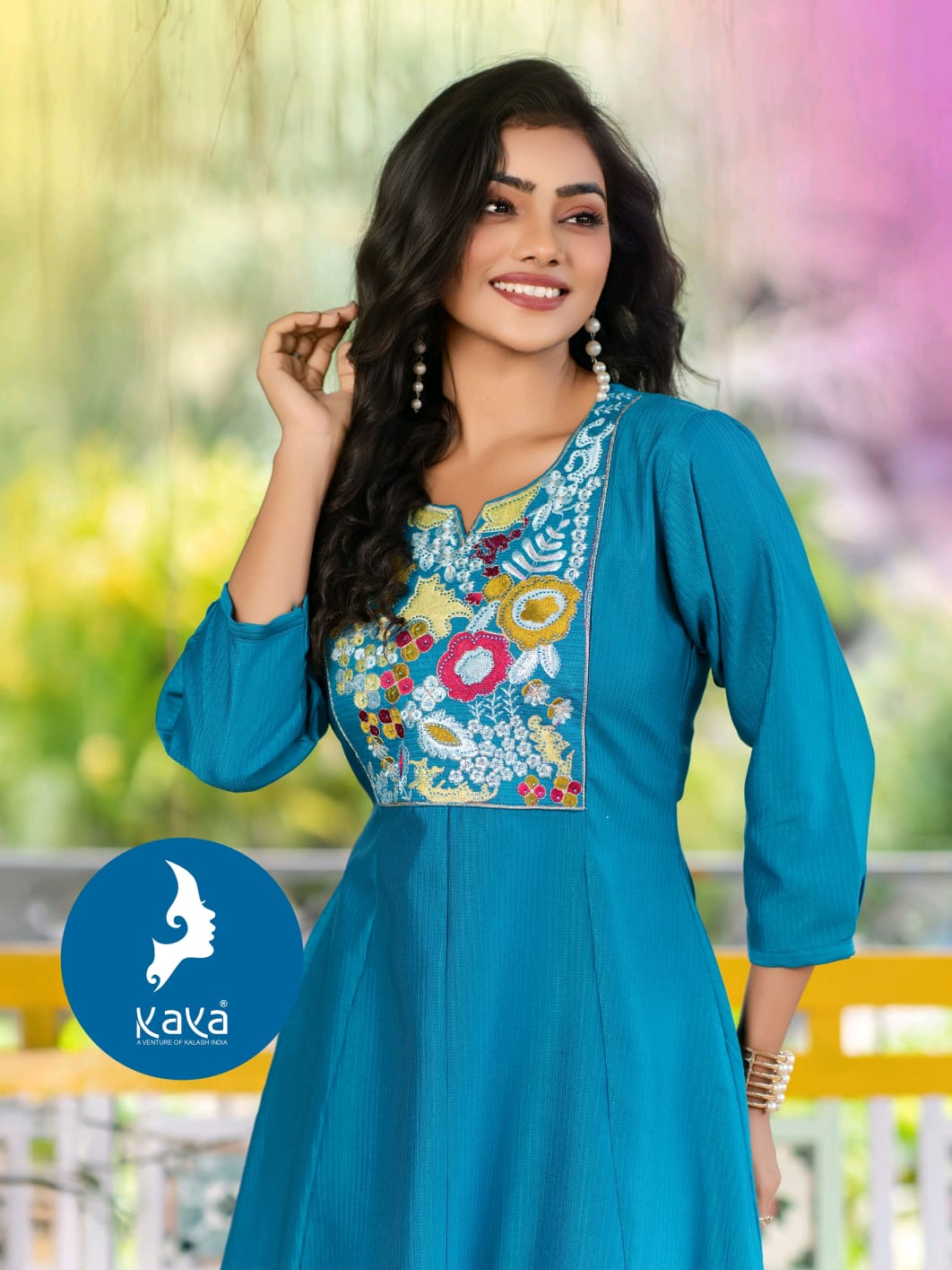 Kaya Dhriti Berlin Fancy Embroidered Kurti Collection