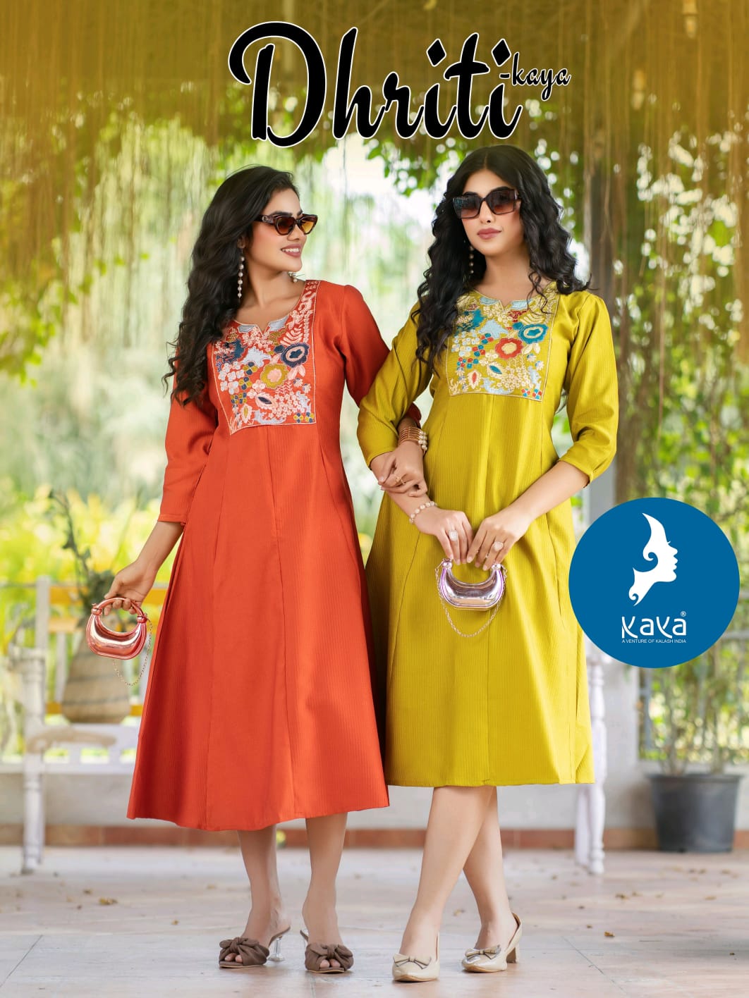 Kaya Dhriti Berlin Fancy Embroidered Kurti Collection