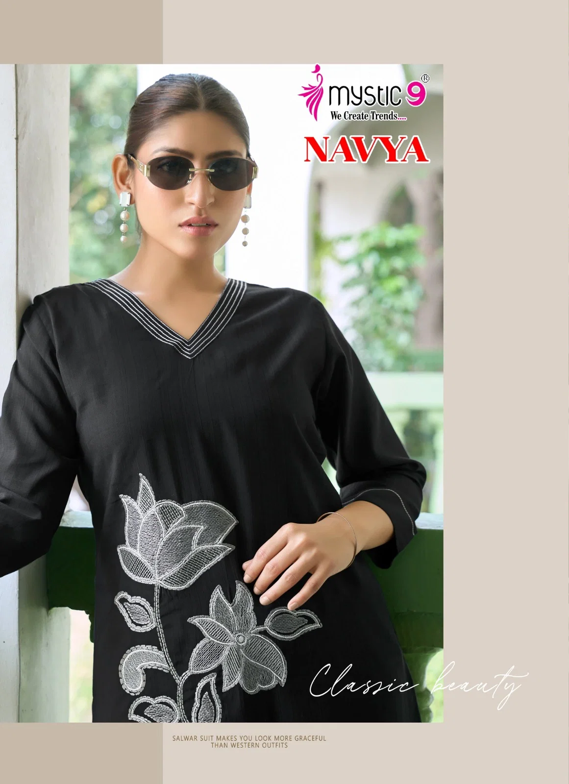 Mystic 9 Navya Vol 1 Vertican Straight Cut Co Ord Set