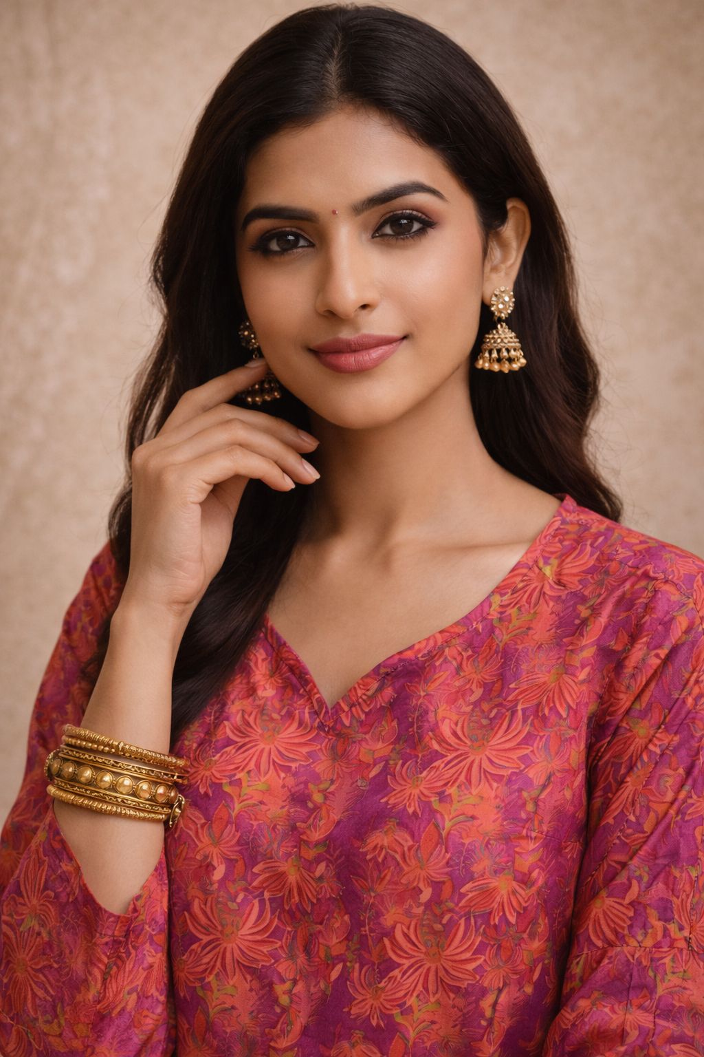 Aawiya RJ 14 Muslin Digital Printed Tunic Style Top