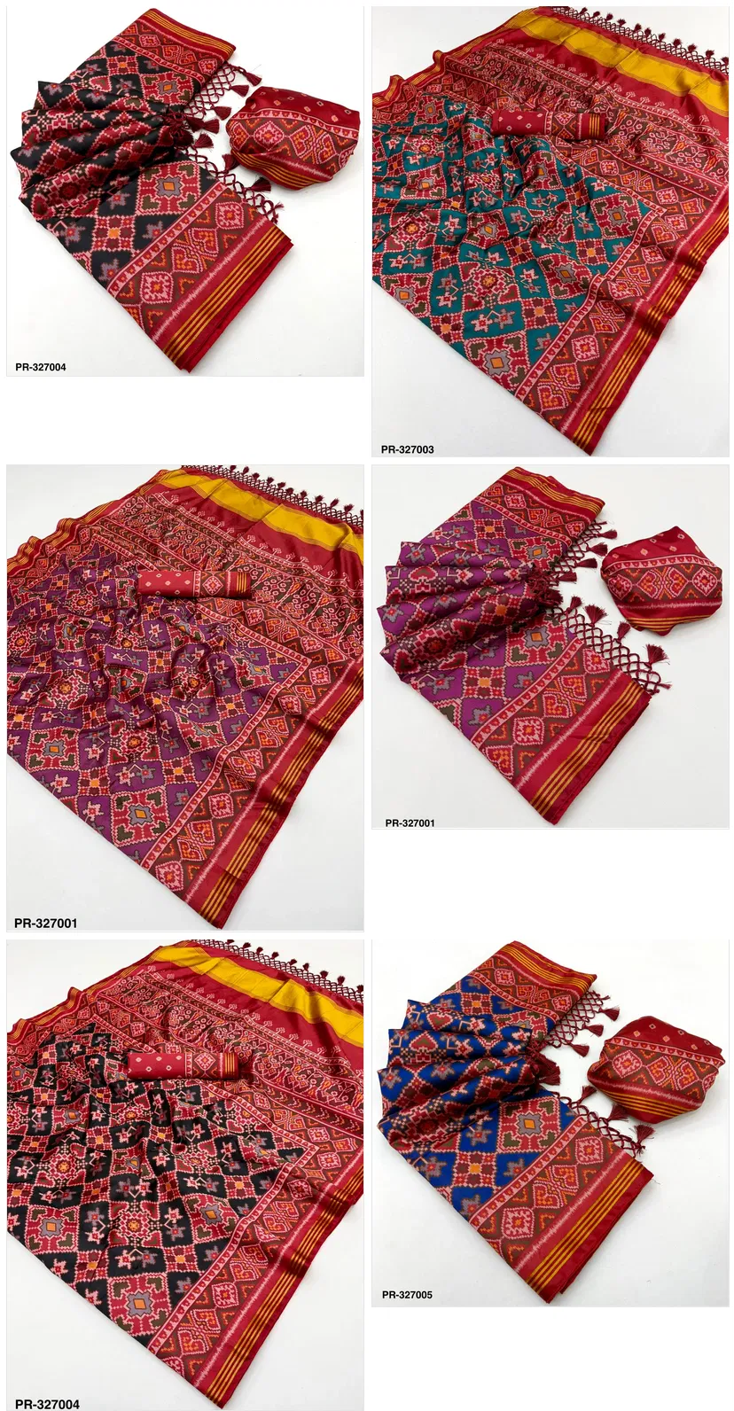 Rajyog Pavitra Patola 327001 To 05 Silk Patola Printed Saree Collection