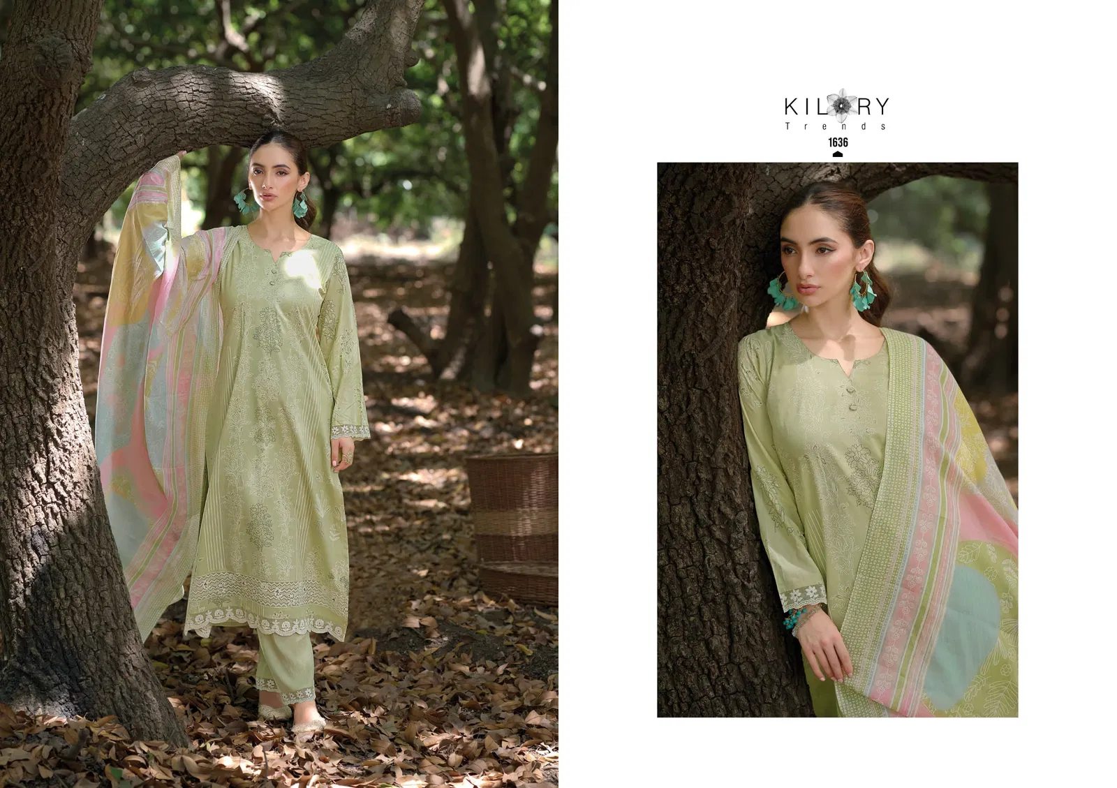 Kilory Surkhi Lawn Cotton Khadi Printed Salwar Kameez