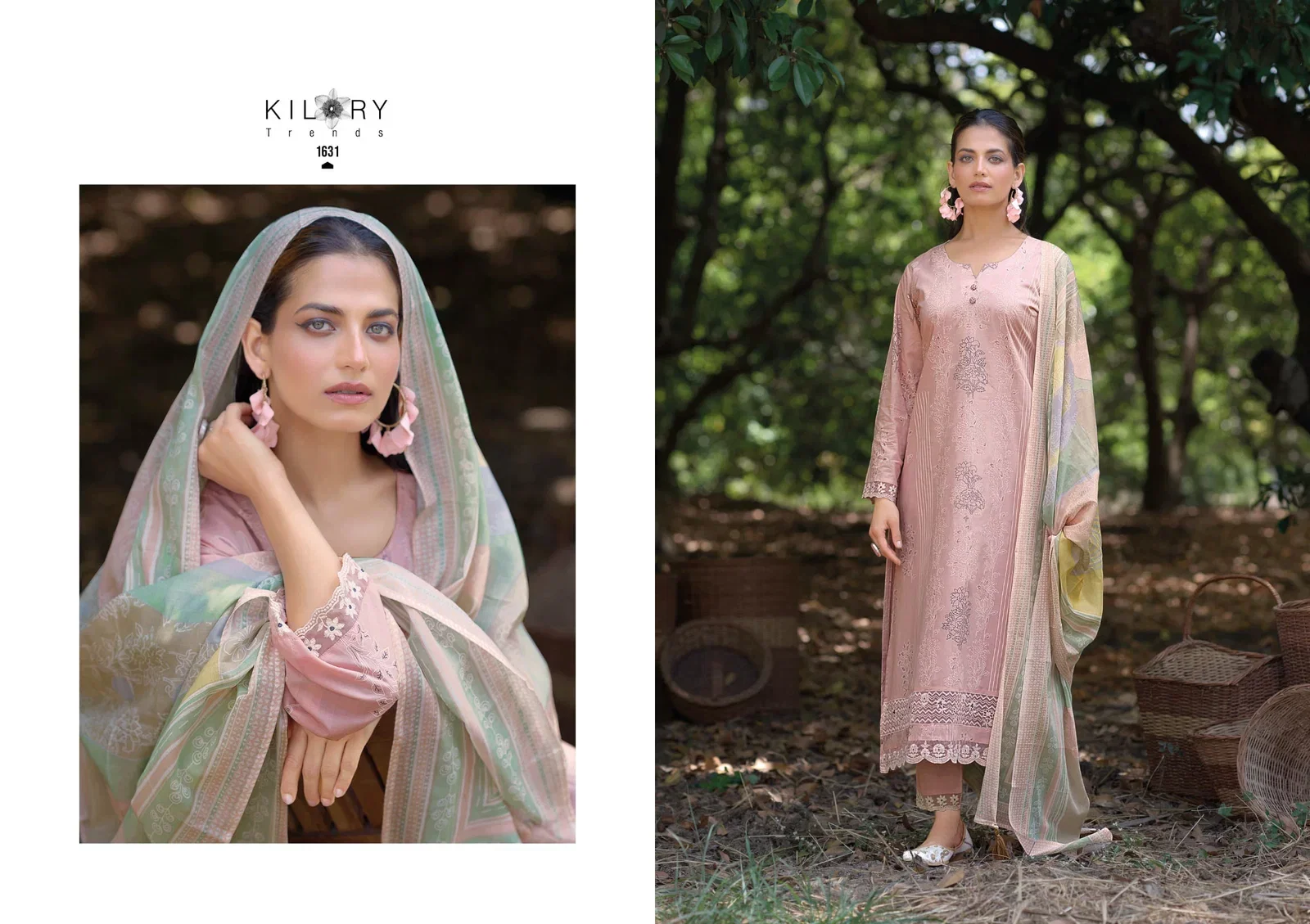 Kilory Surkhi Lawn Cotton Khadi Printed Salwar Kameez
