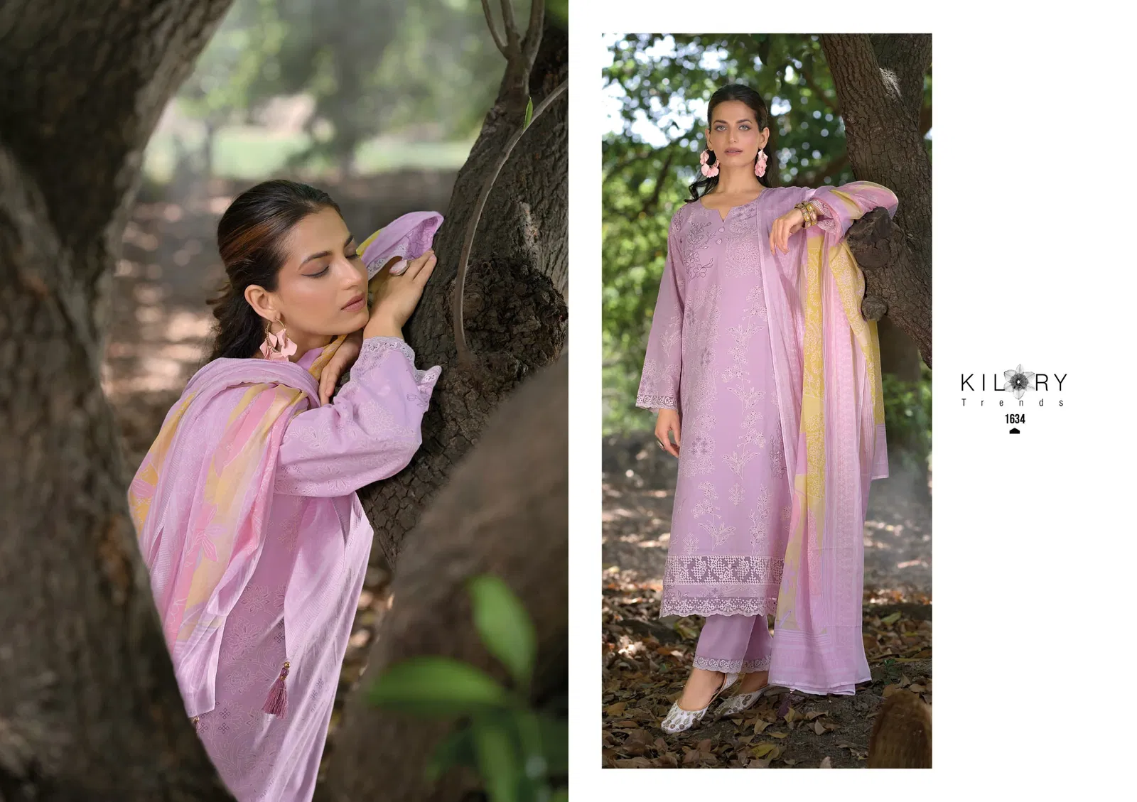 Kilory Surkhi Lawn Cotton Khadi Printed Salwar Kameez