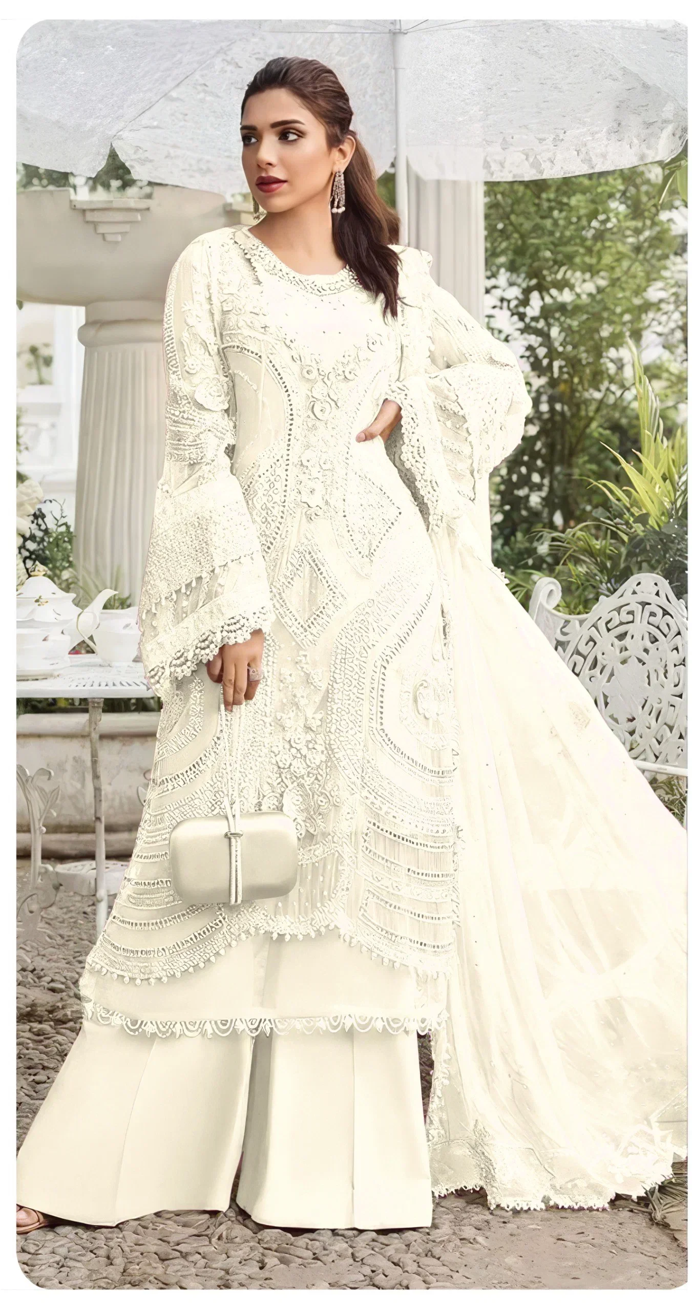 Sajida 1170 A To D Georgette With Heavy Embroidered Salwar Kameez