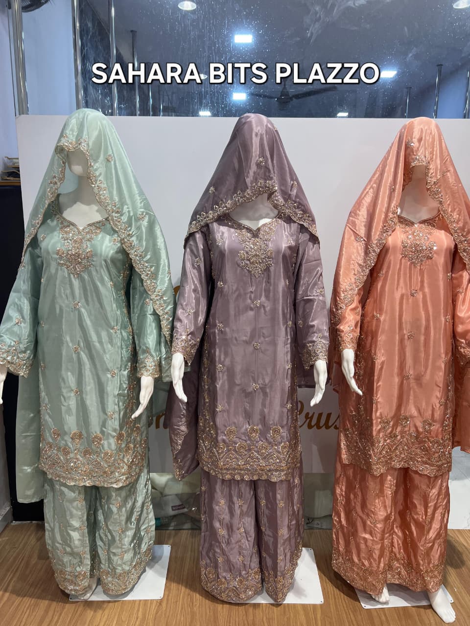 FM Sharara Plazo Ho Silk Readymade Set 