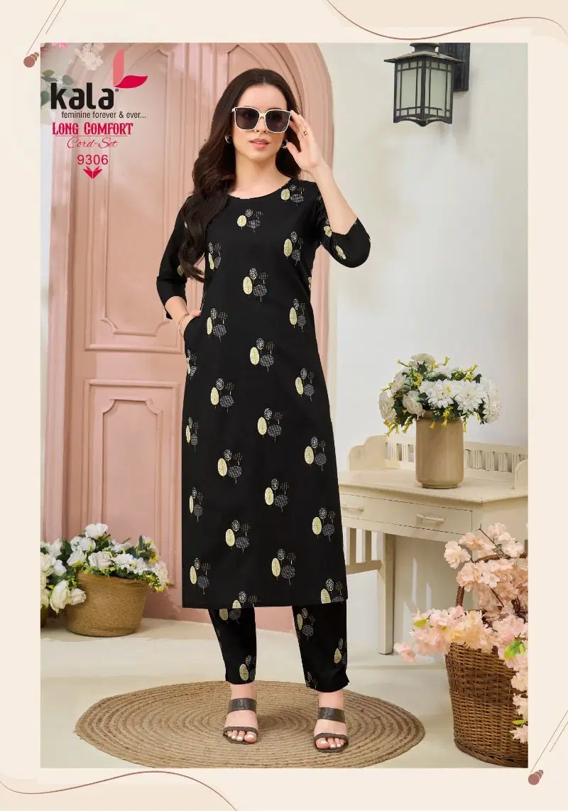 Kala Long Comfort Cord Set Vol 1 Cotton Printed Fancy Co Ord Set Collection