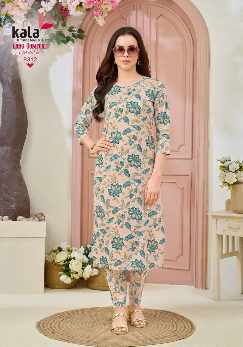 Kala Long Comfort Cord Set Vol 1 Cotton Printed Fancy Co Ord Set Collection