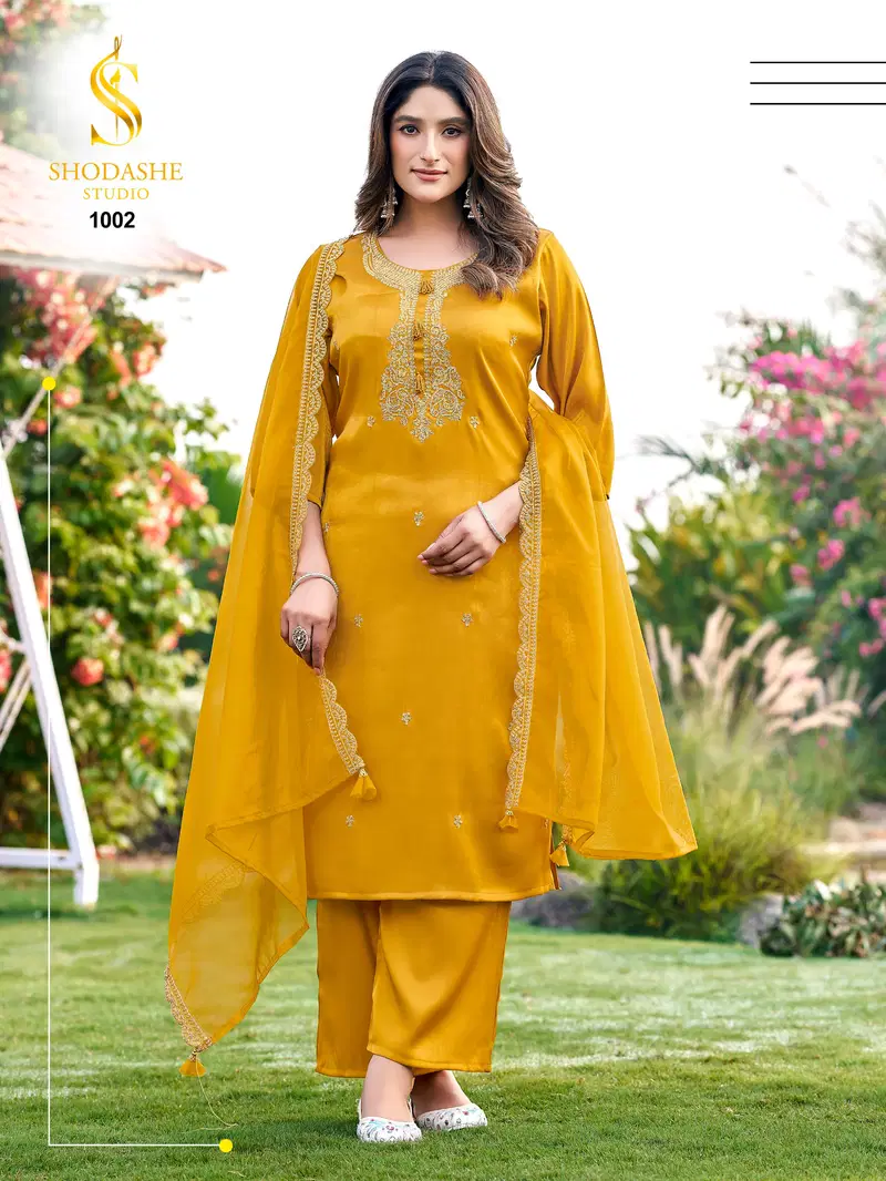 Shodashe Falak Glass Viscose Fancy Kurti Bottom With Dupatta