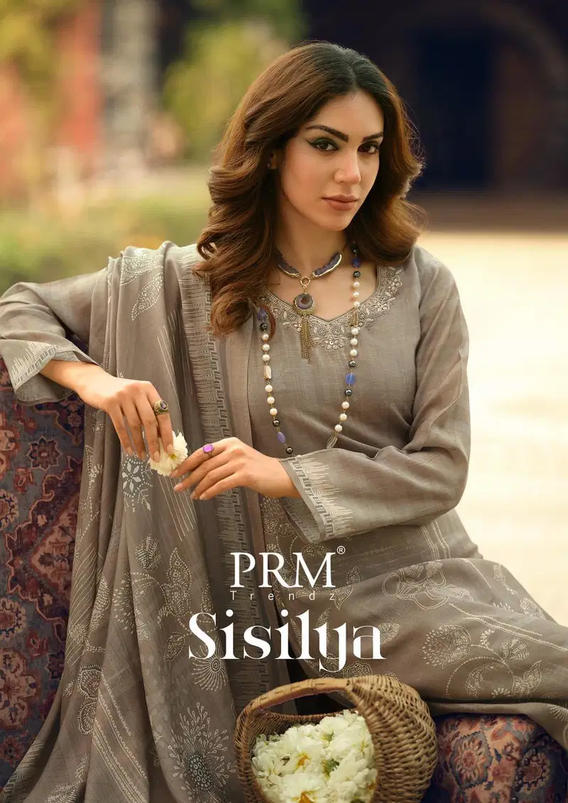 Prm Sisilya Viscose Linen Digital Printed Salwar Kameez
