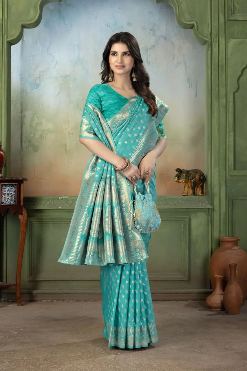 Sf Silk Vol 6 Banarasi Silk Festival Wear Saree Collection