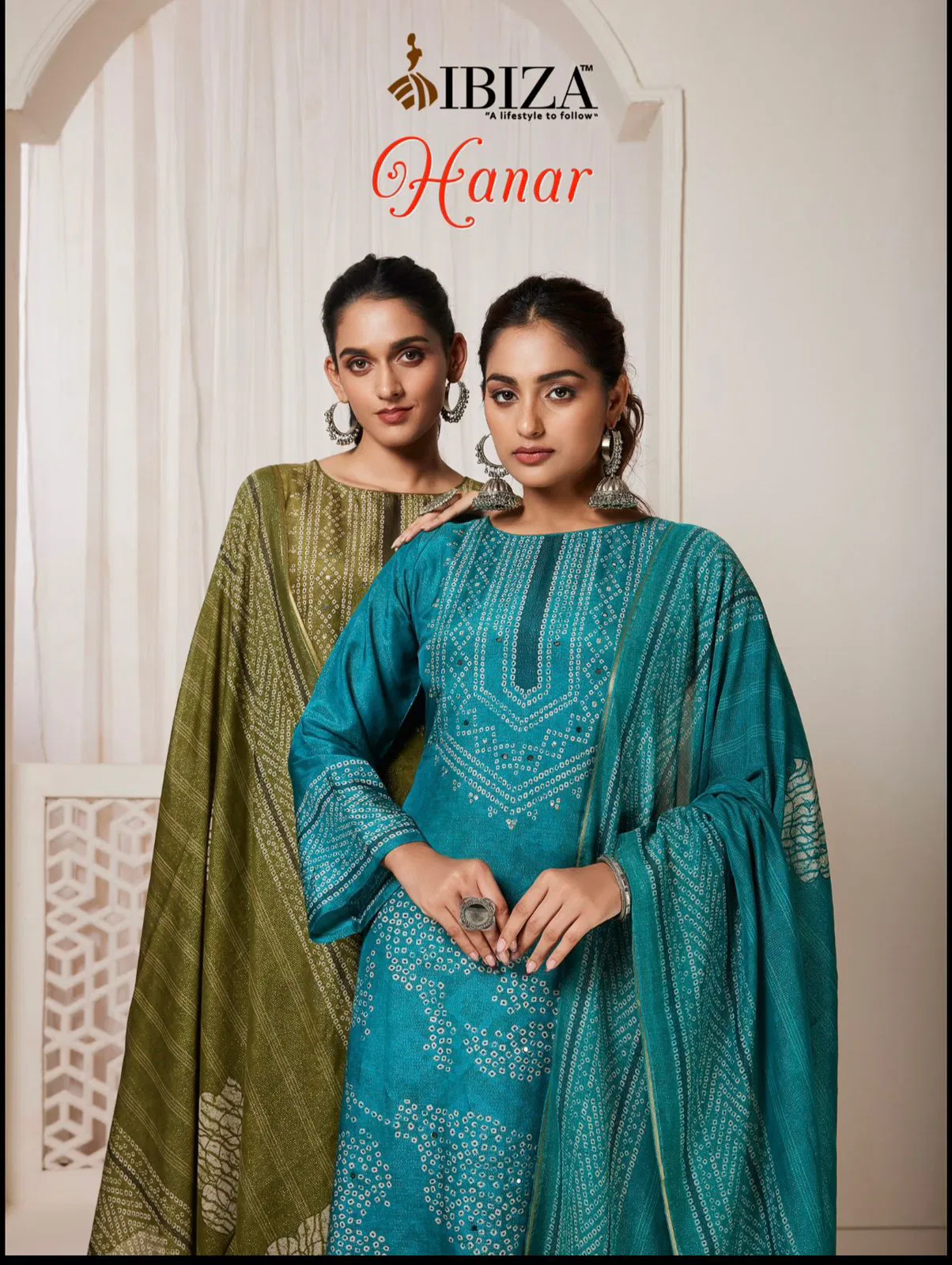 Ibiza Hanar Simar Muslin Digital Printed Salwar Kameez