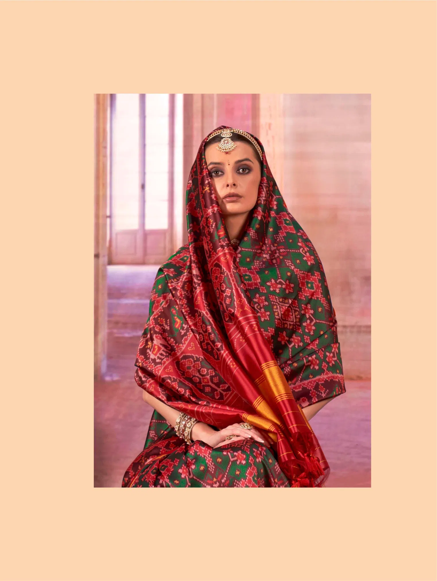Kreshva Patola Royal Silk With Patola Print Saree Collection