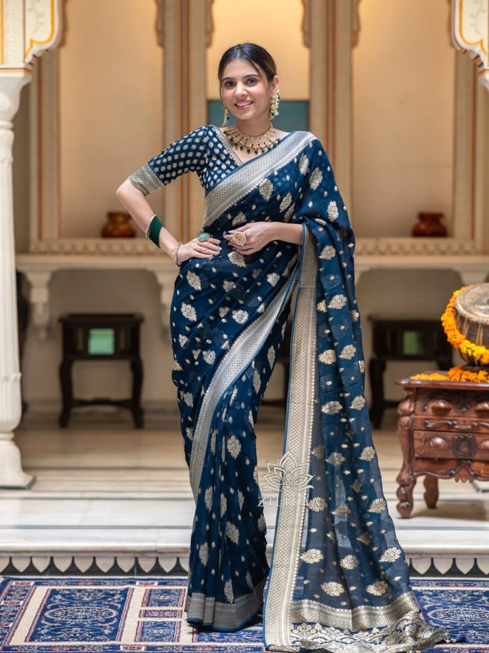 Satani 4099 Royal Banarasi Soft Silk Saree