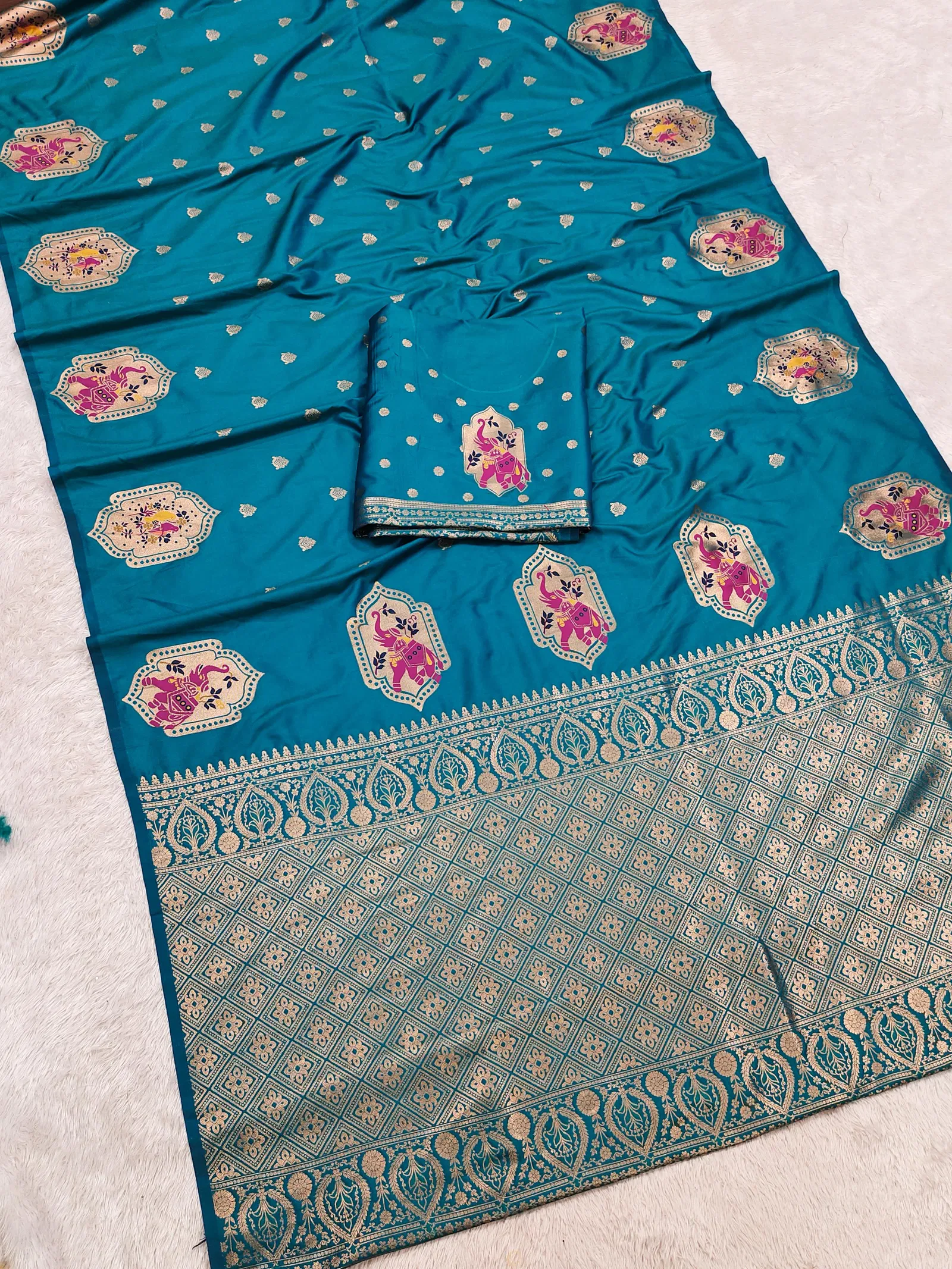 Mb 6316 Premium Banarasi Silk Zari Weaving Saree Collection