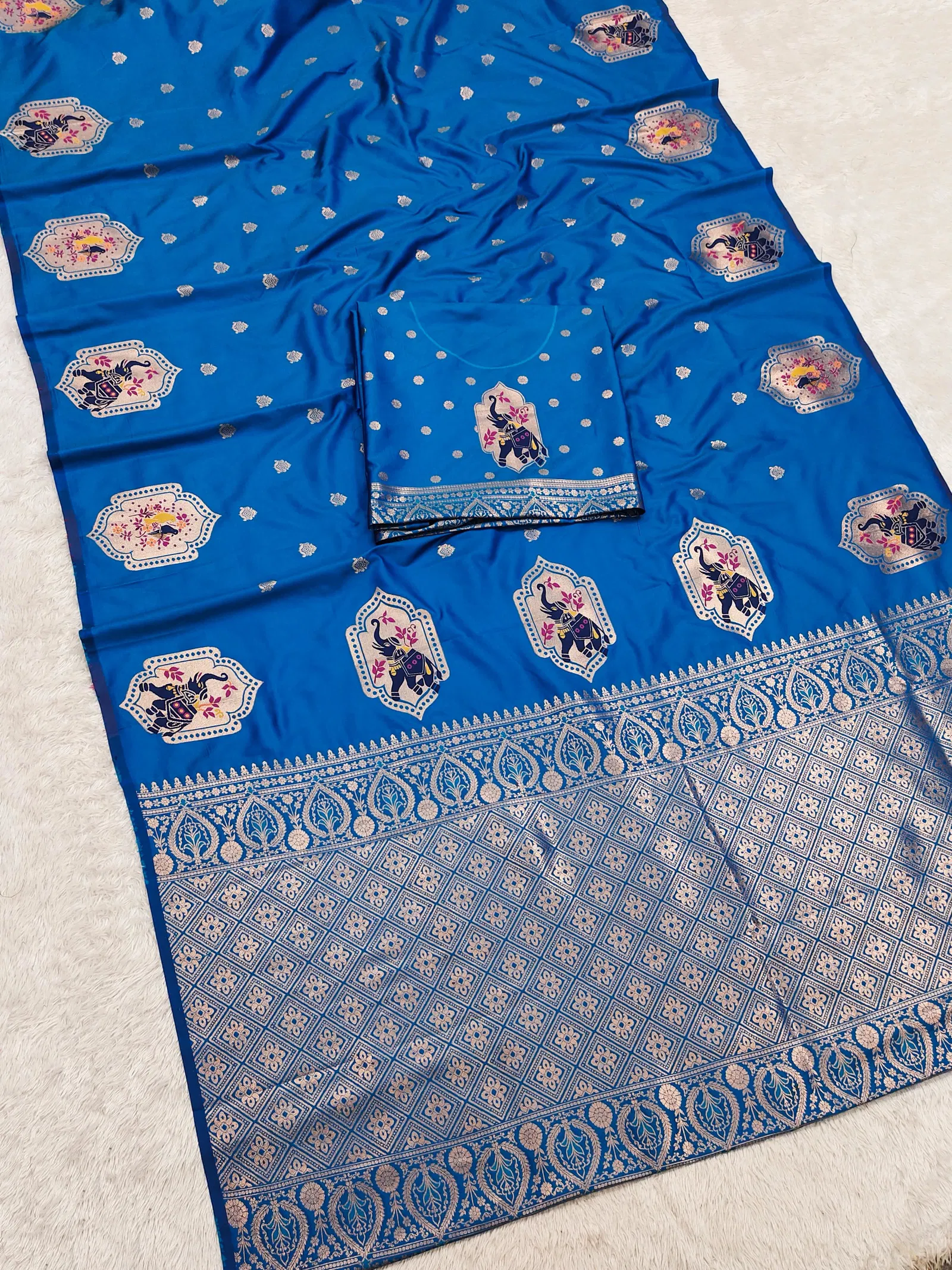 Mb 6316 Premium Banarasi Silk Zari Weaving Saree Collection