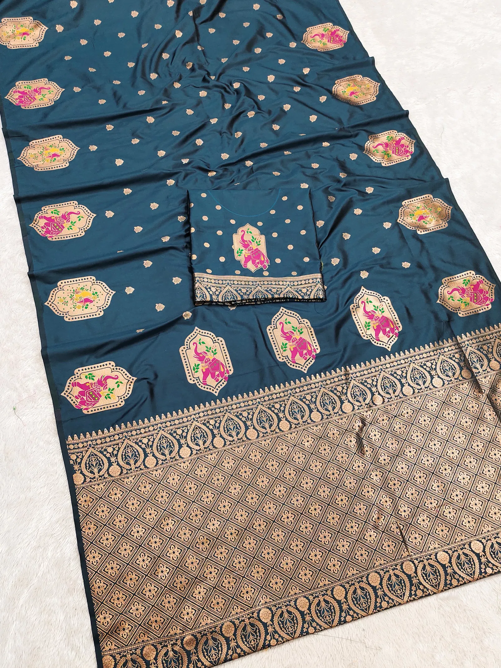 Mb 6316 Premium Banarasi Silk Zari Weaving Saree Collection