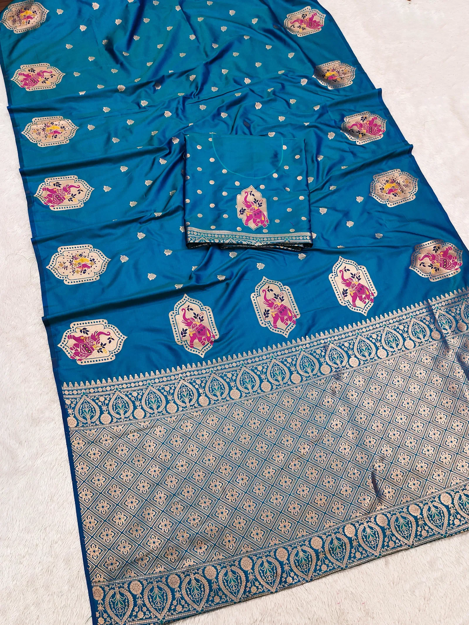 Mb 6316 Premium Banarasi Silk Zari Weaving Saree Collection