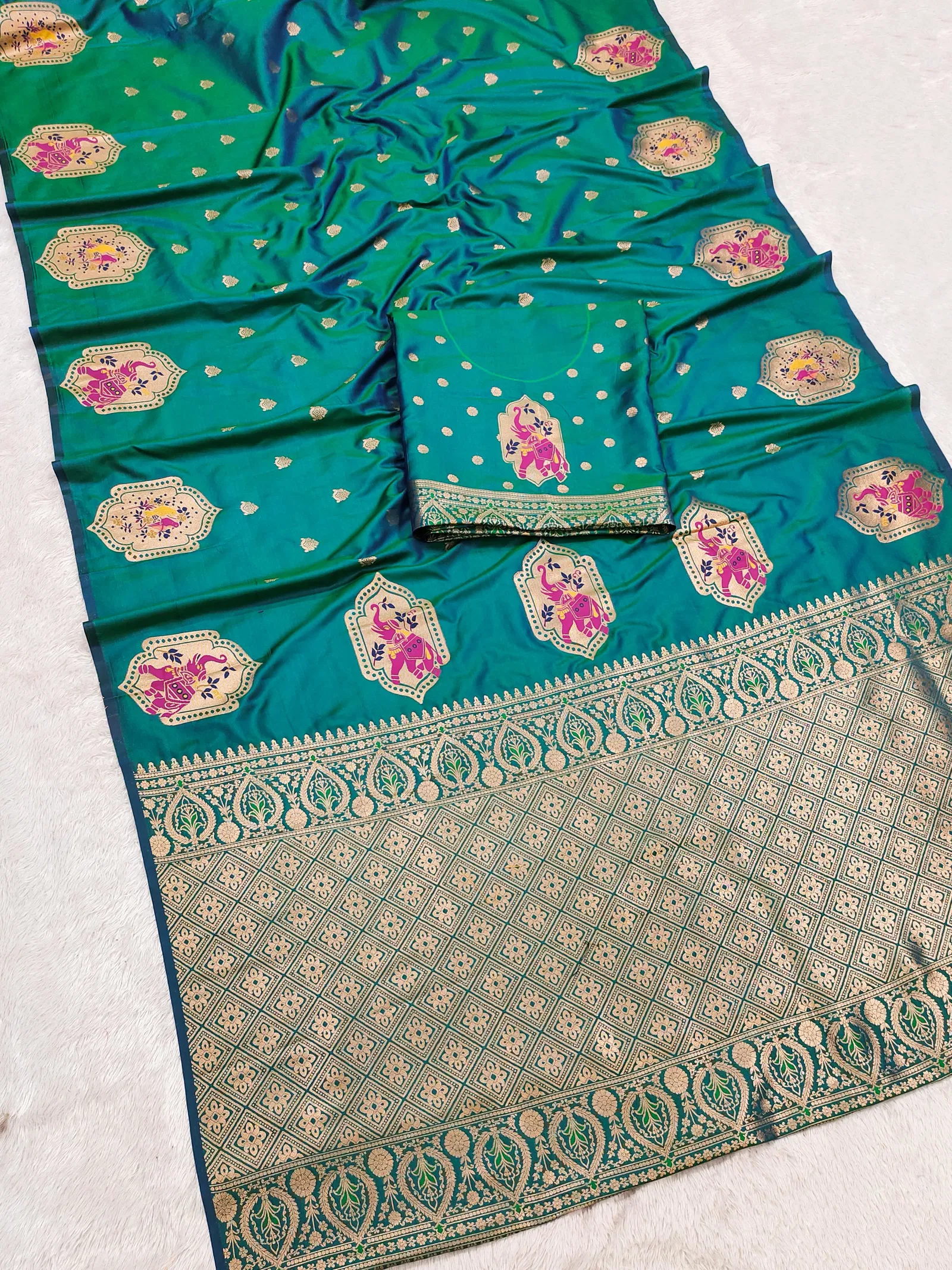 Mb 6316 Premium Banarasi Silk Zari Weaving Saree Collection