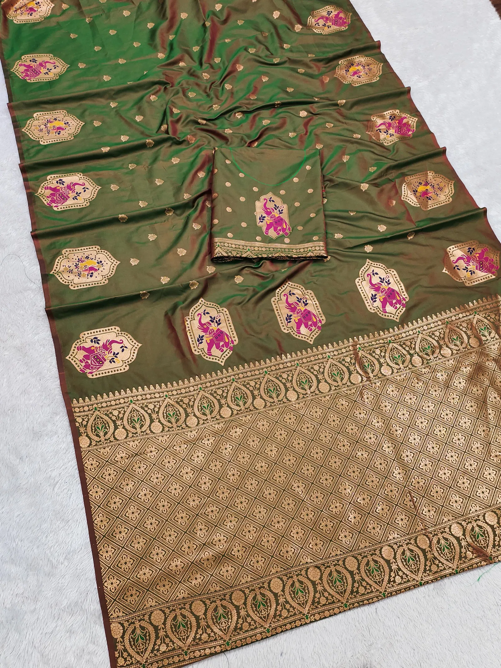 Mb 6316 Premium Banarasi Silk Zari Weaving Saree Collection