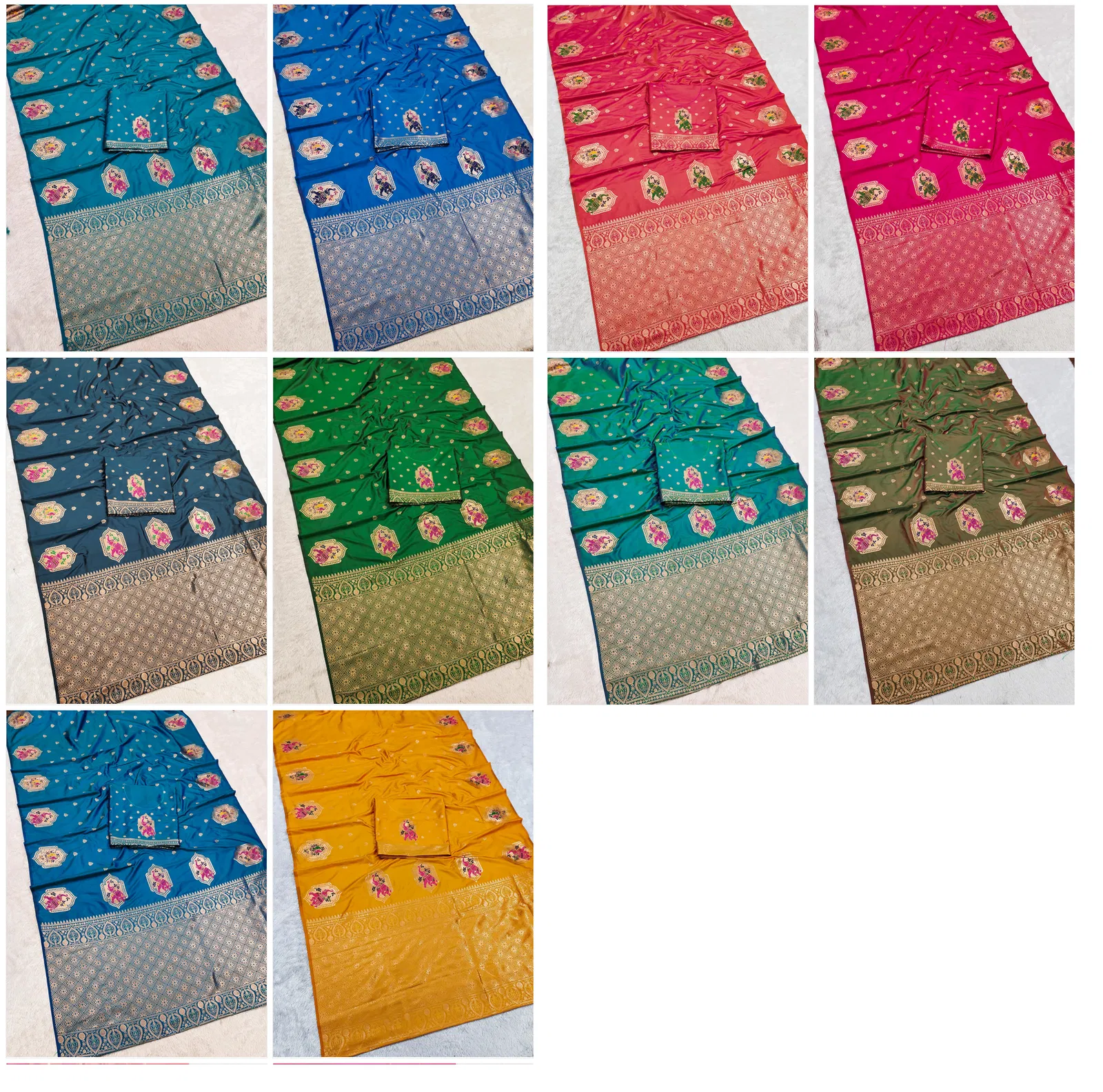 Mb 6316 Premium Banarasi Silk Zari Weaving Saree Collection