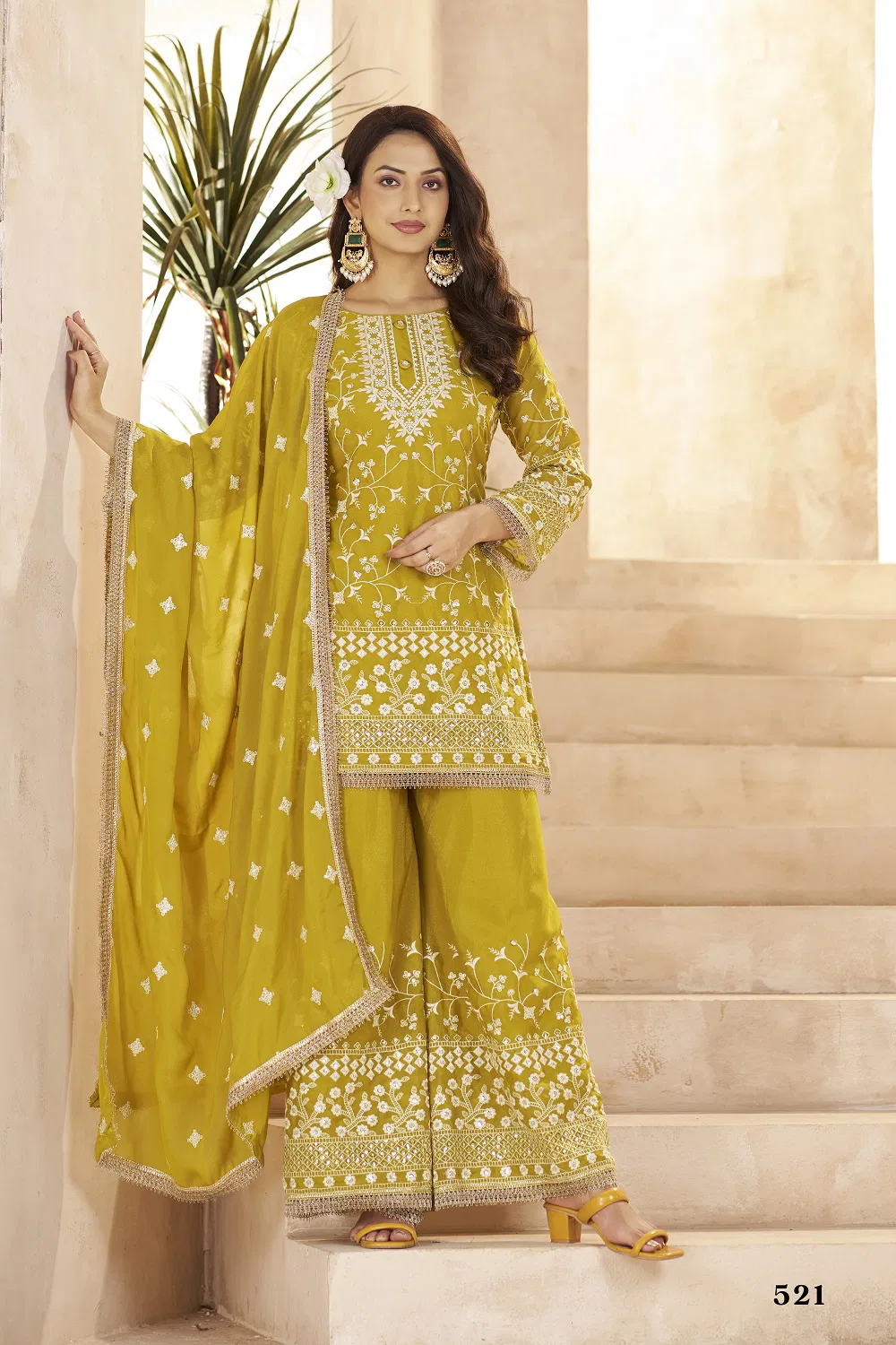 Saroj Lenora Georgette Readymade Designer Salwar Kameez