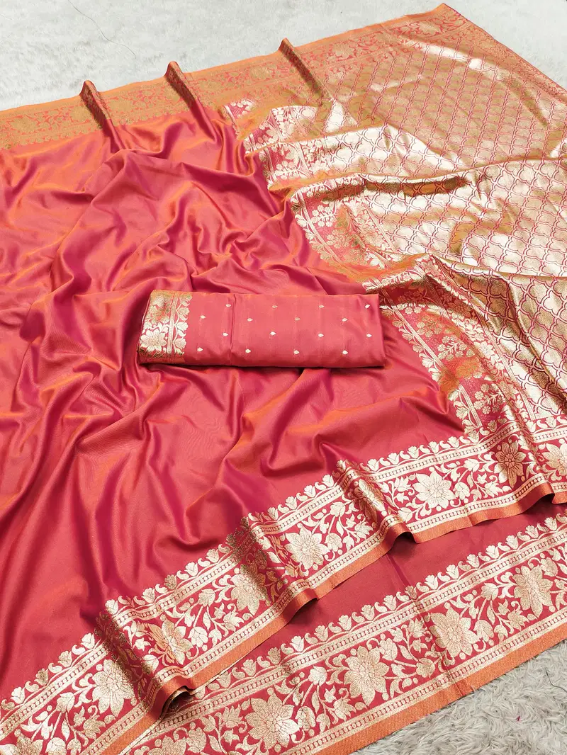 Mb 3321 Banarasi Gala Silk Zari Weaving Saree Collection