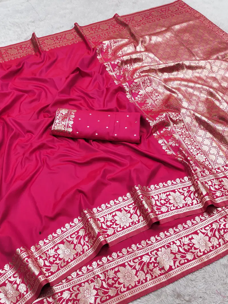 Mb 3321 Banarasi Gala Silk Zari Weaving Saree Collection