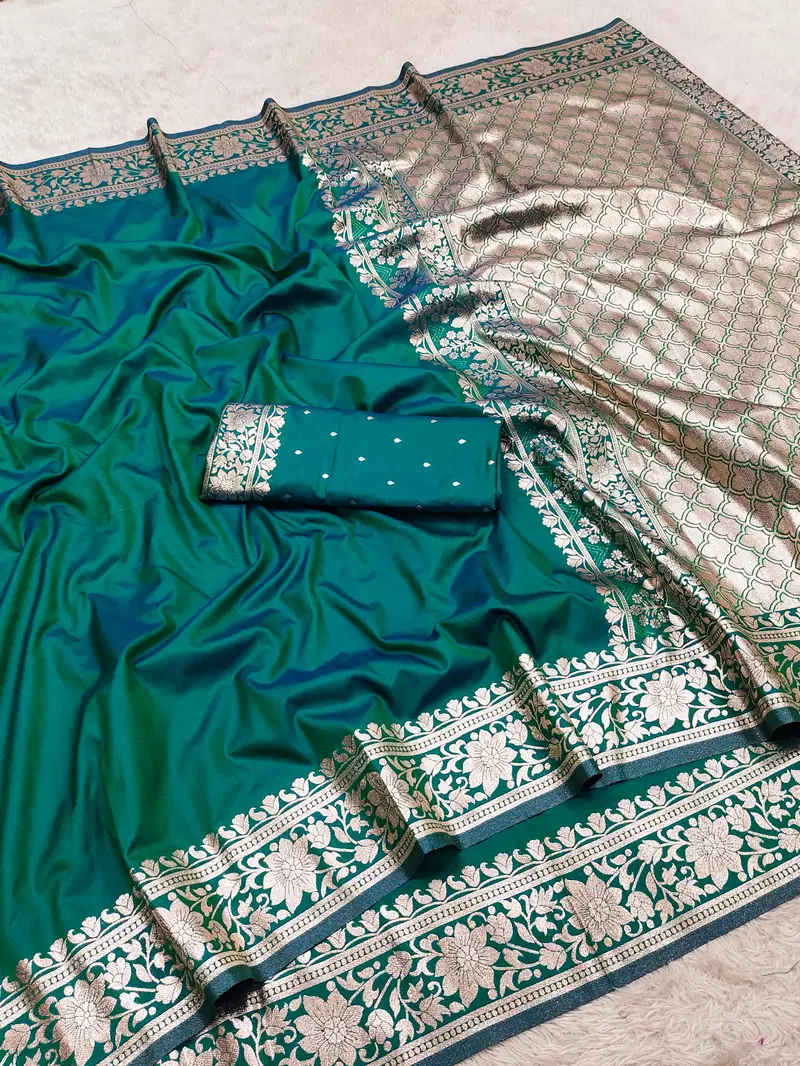 Mb 3321 Banarasi Gala Silk Zari Weaving Saree Collection