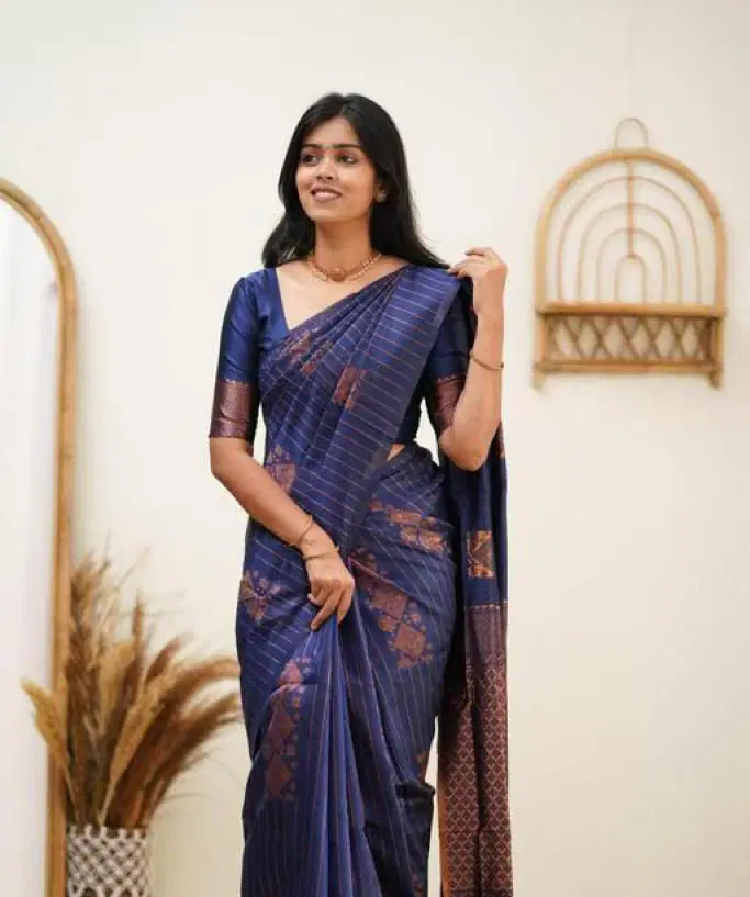 Soft Silk 5011 Lichi Soft Silk Festival Wear Rich Pallu Saree