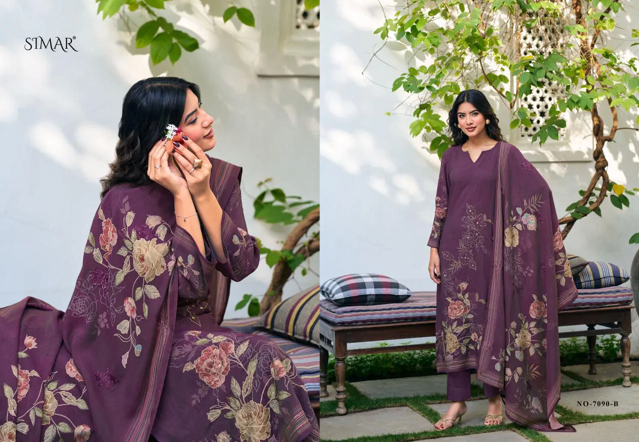 Glossy Simar Pranavi Modal Muslin With Handworked Salwar Kameez