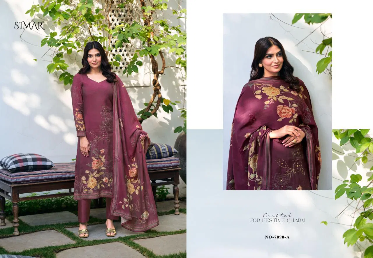 Glossy Simar Pranavi Modal Muslin With Handworked Salwar Kameez