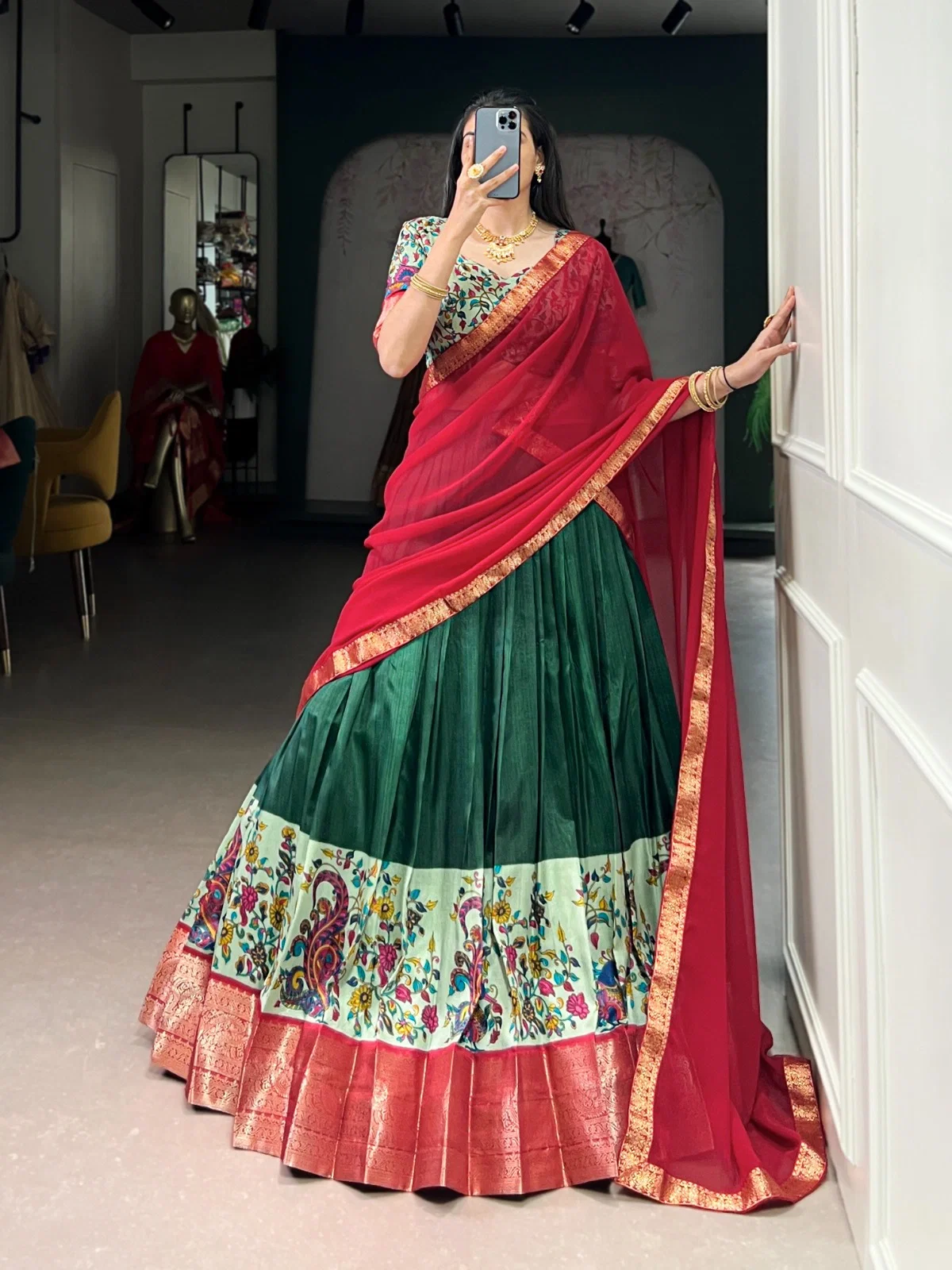 Lekha Yf 1244 Aastha Silk Printed Designer Traditional Lehenga Choli