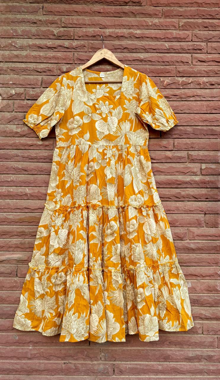 Naisha K 752 Cotton Printed Tire Tunics One Piece Collection