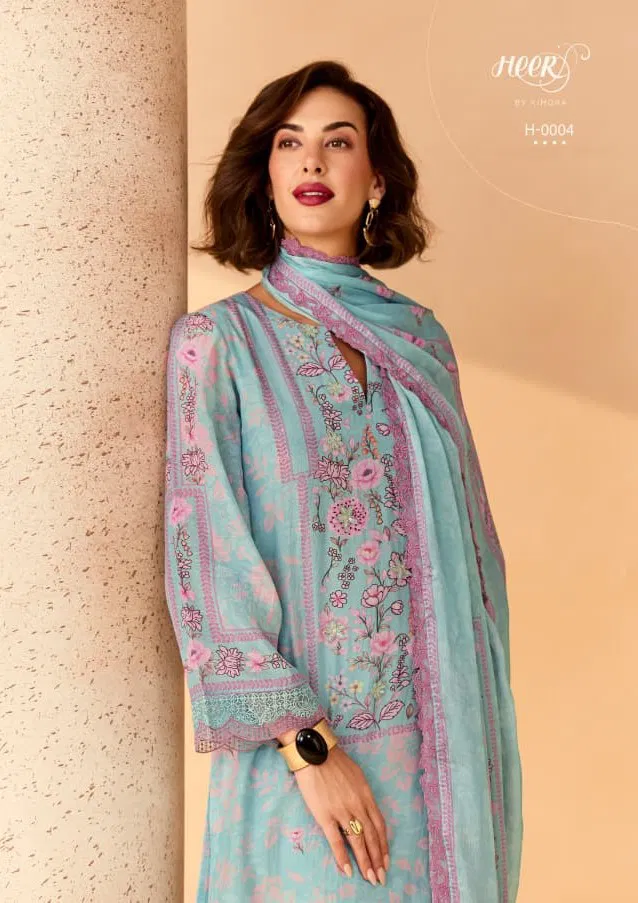 Kimroa Heer Eternal Muslin With Digital Printed Salwar Kameez