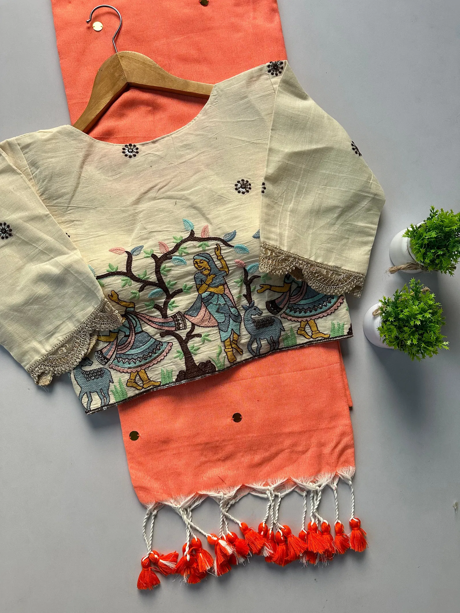 Khadi Lace Vol 2 Cotton With Sequence Work Saree Blouse Collection
