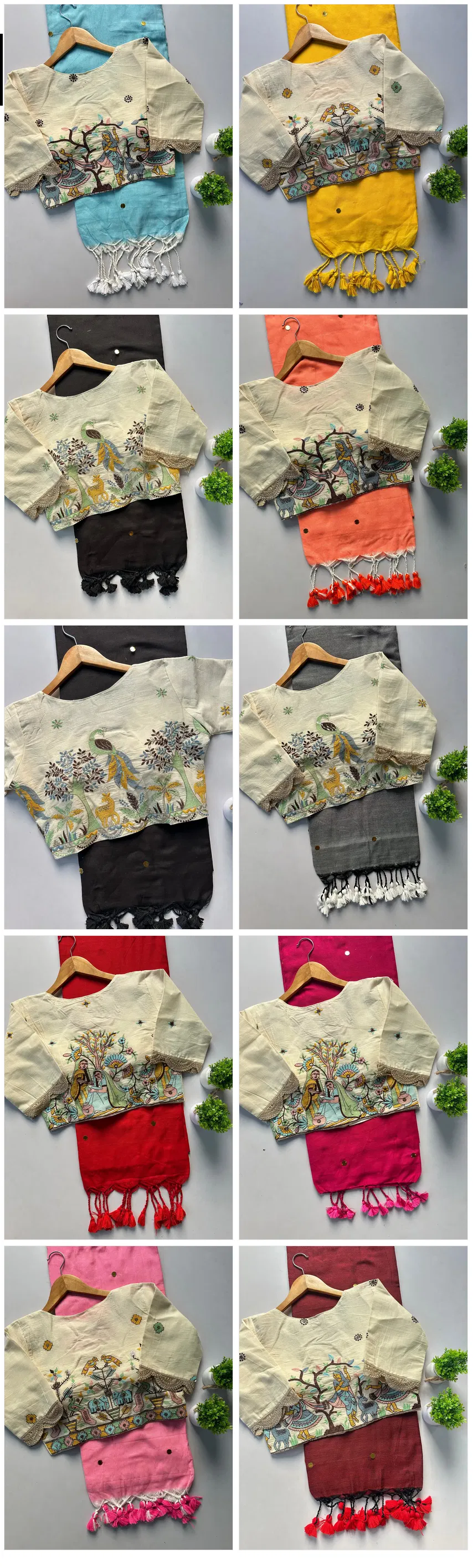 Khadi Lace Vol 2 Cotton With Sequence Work Saree Blouse Collection