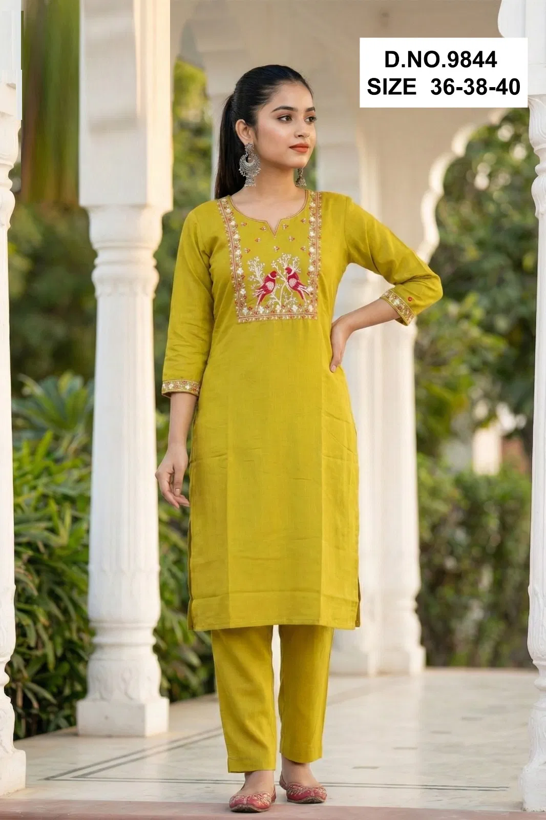 Kalapi 9843 And 9844 Roman Silk Kurti Collection