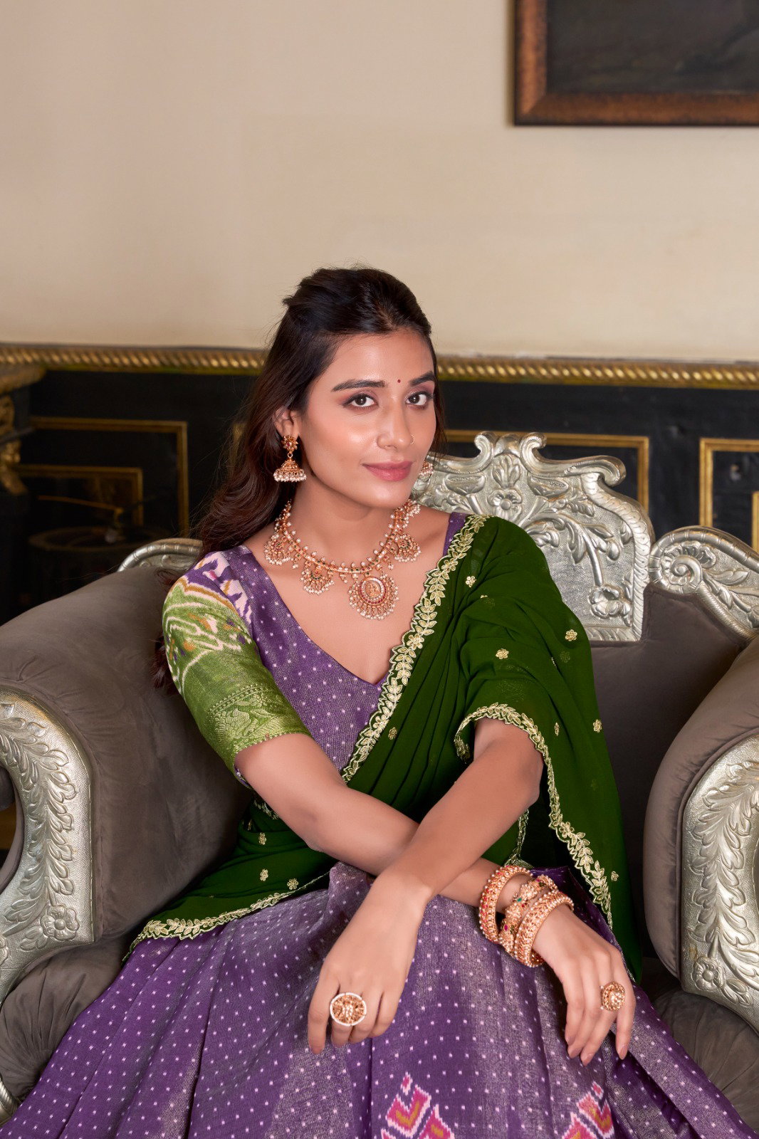 Lekha YF 1240 Zari Weaving Kanchipuram Designer Lehenga Choli